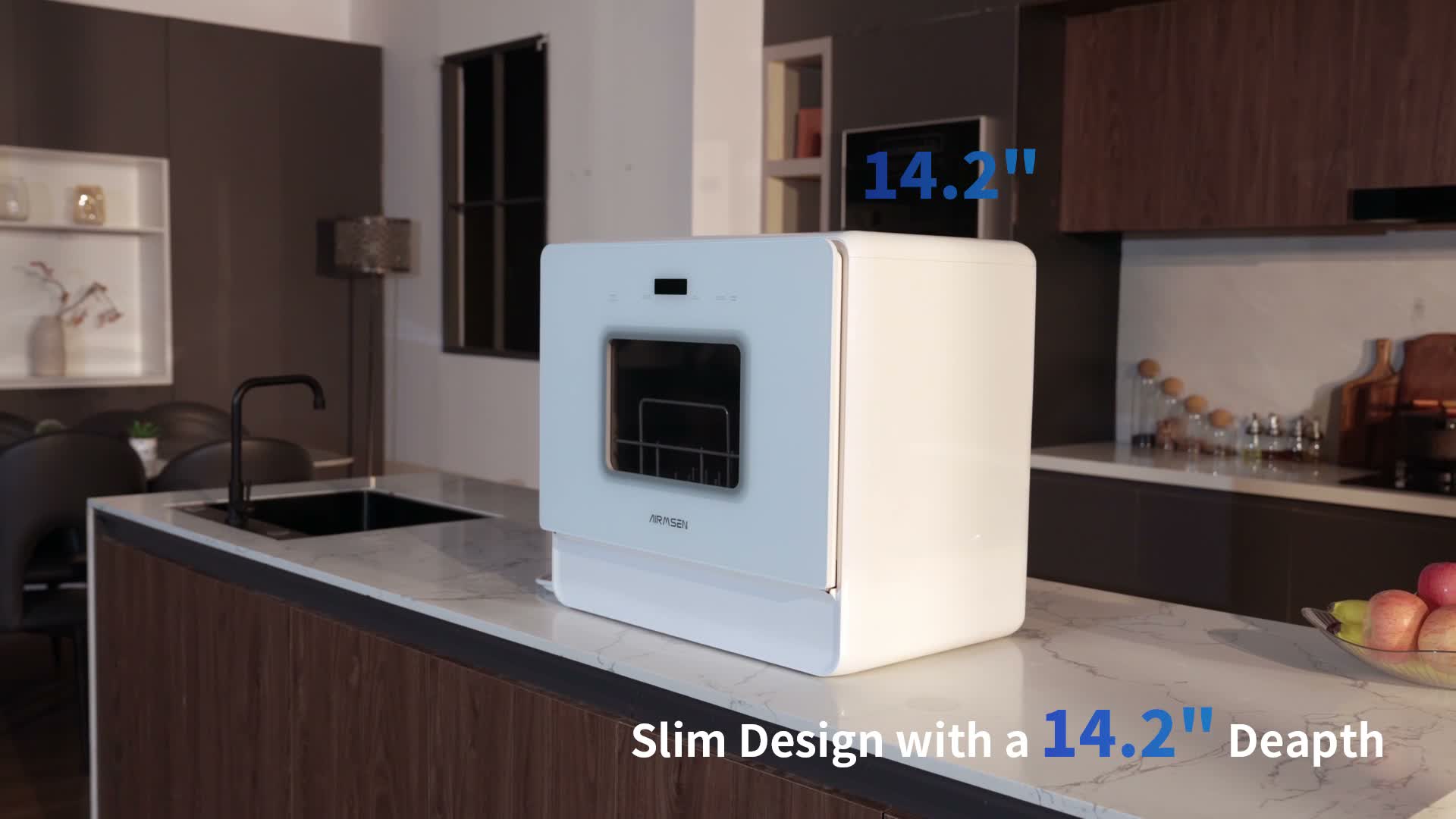 AIRMSEN Mini Geschirrspüler ,Geschirrspülmaschine mit mit Produktbild-Vorschau 7