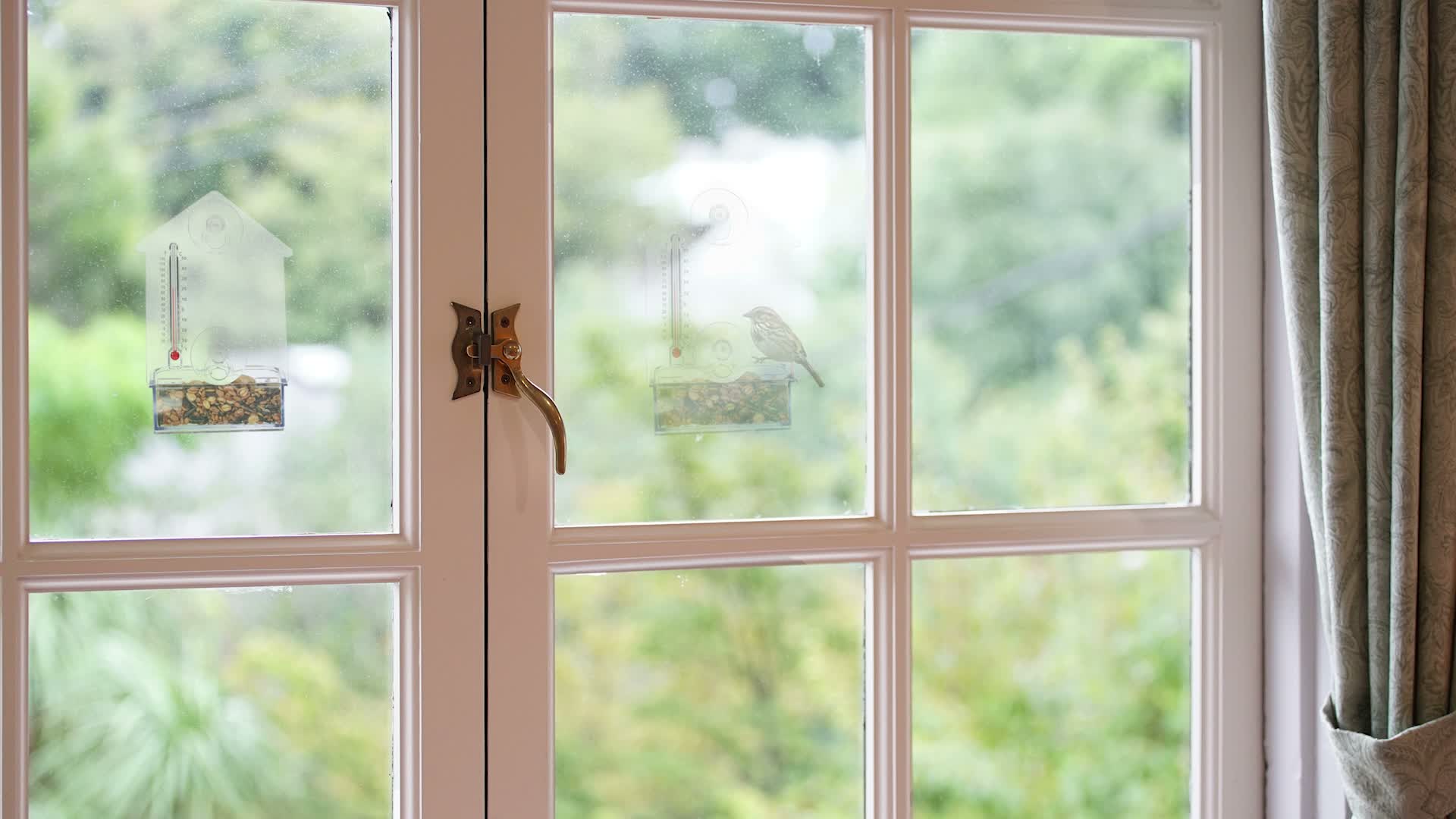 Relaxdays Fenster-Vogelfutterhaus 2er Set, 2 Saugnäpfe, Produktbild-Vorschau 7