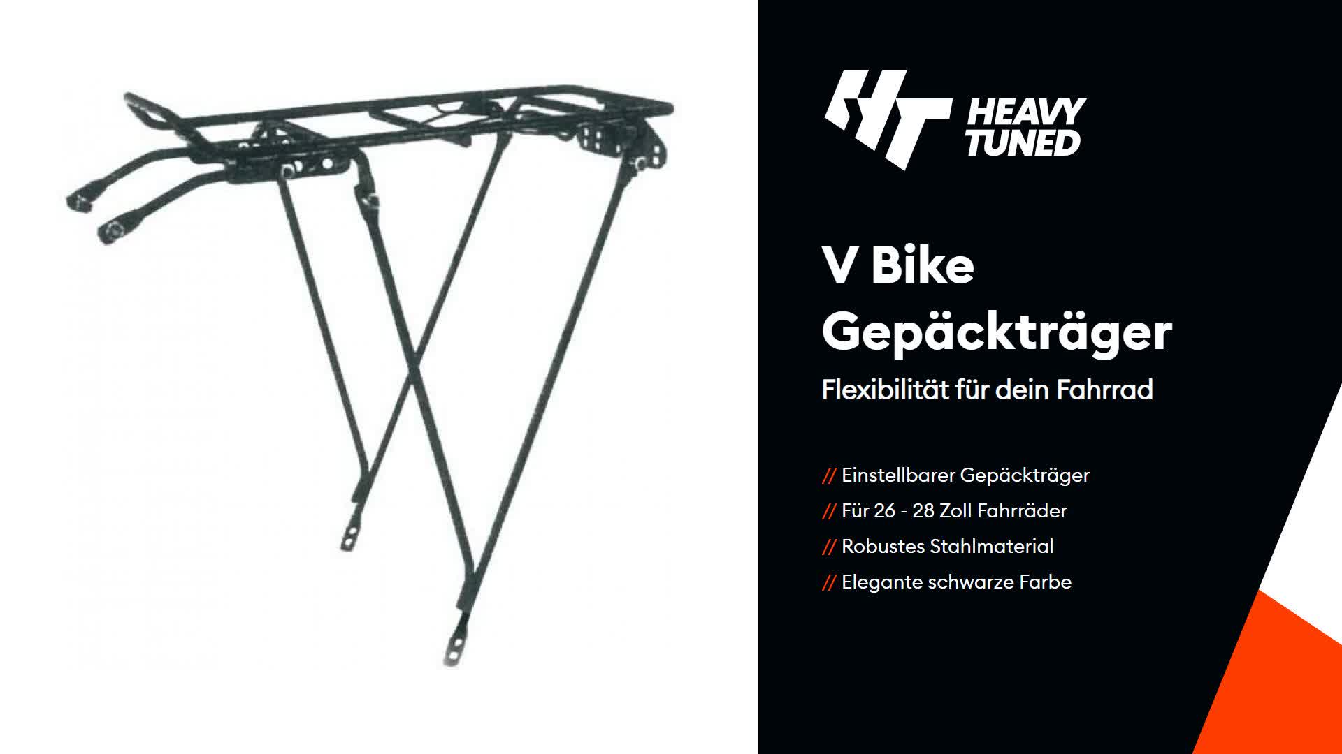 V Bike Gepäckträger Gepäckgitter V Bike CTG-ME-440149 Produktbild-Vorschau 2