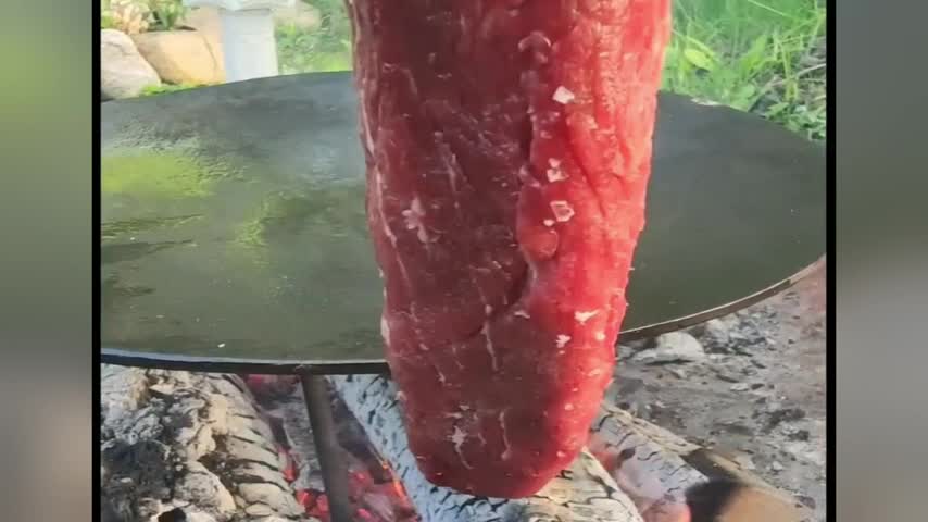 BBQ-Toro Gusseisen Grillplatte Ø 60 cm mit 3 Beinen | Produktbild-Vorschau 6