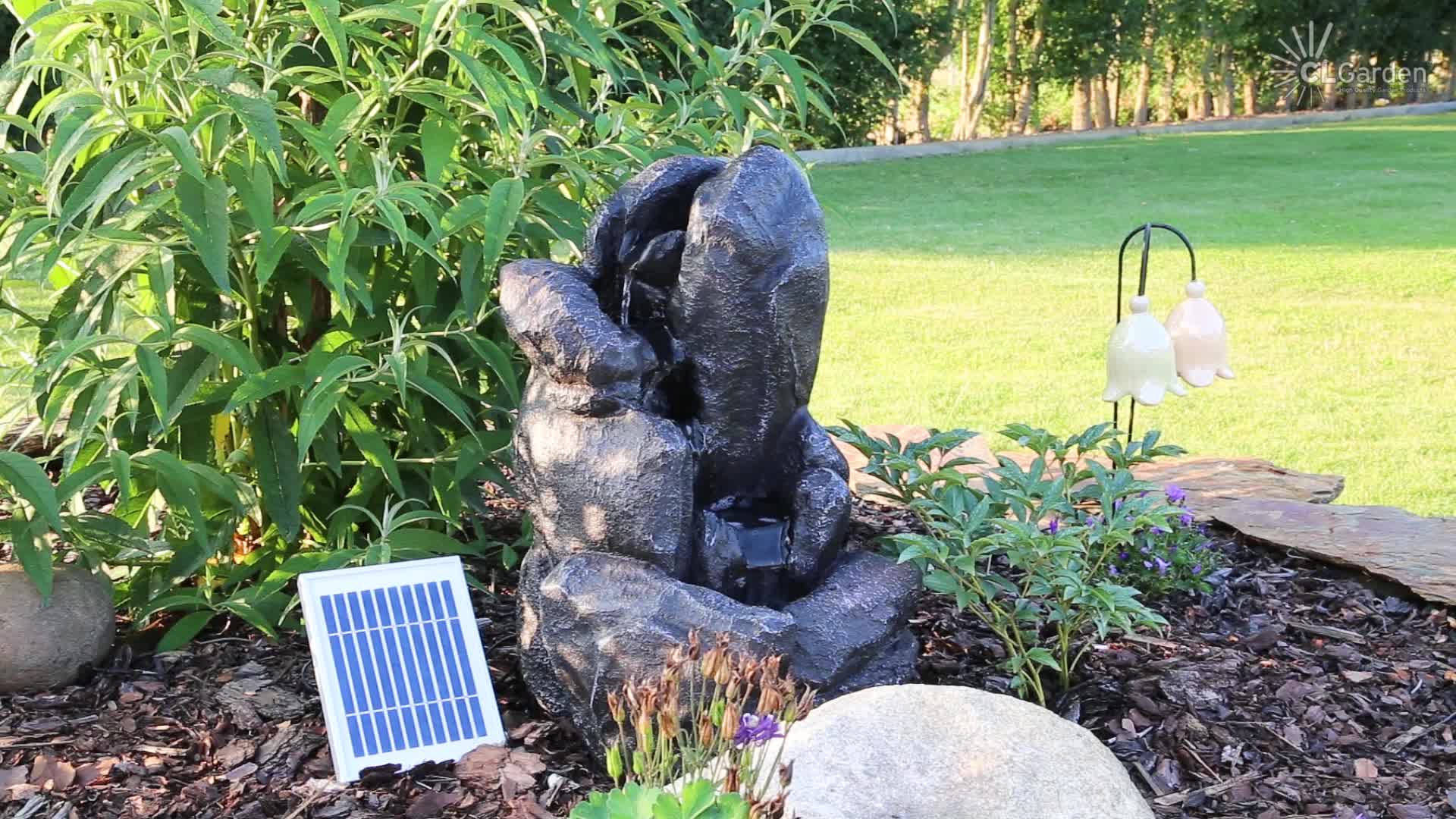 CLGarden Solar Springbrunnen NSP14 mit Akku LED Beleuchtung Produktbild-Vorschau 7