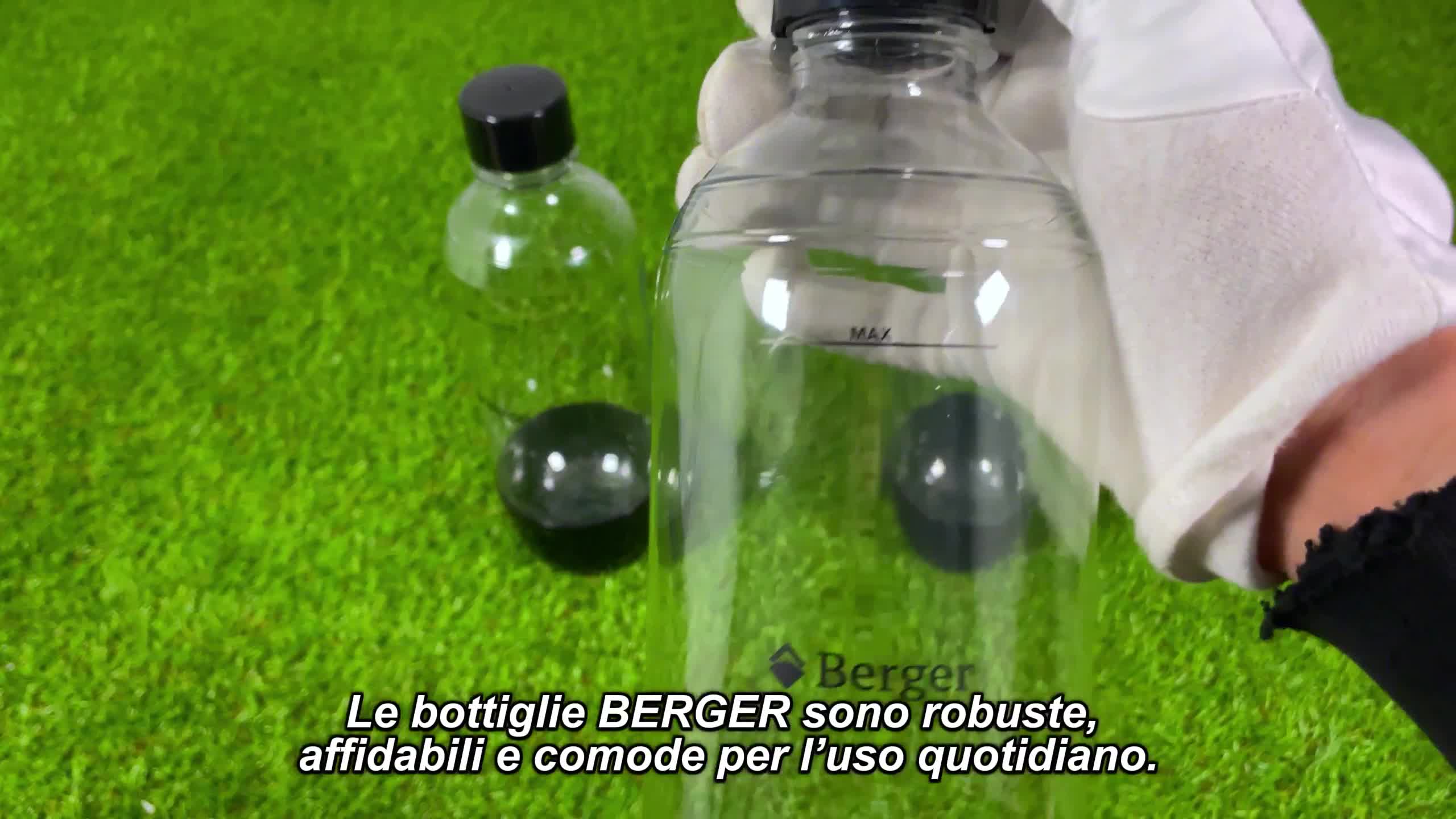 Berger bottiglie 1 l set 3 pezzi compatibili con soda maker Anteprima dell’immagine prodotto 4