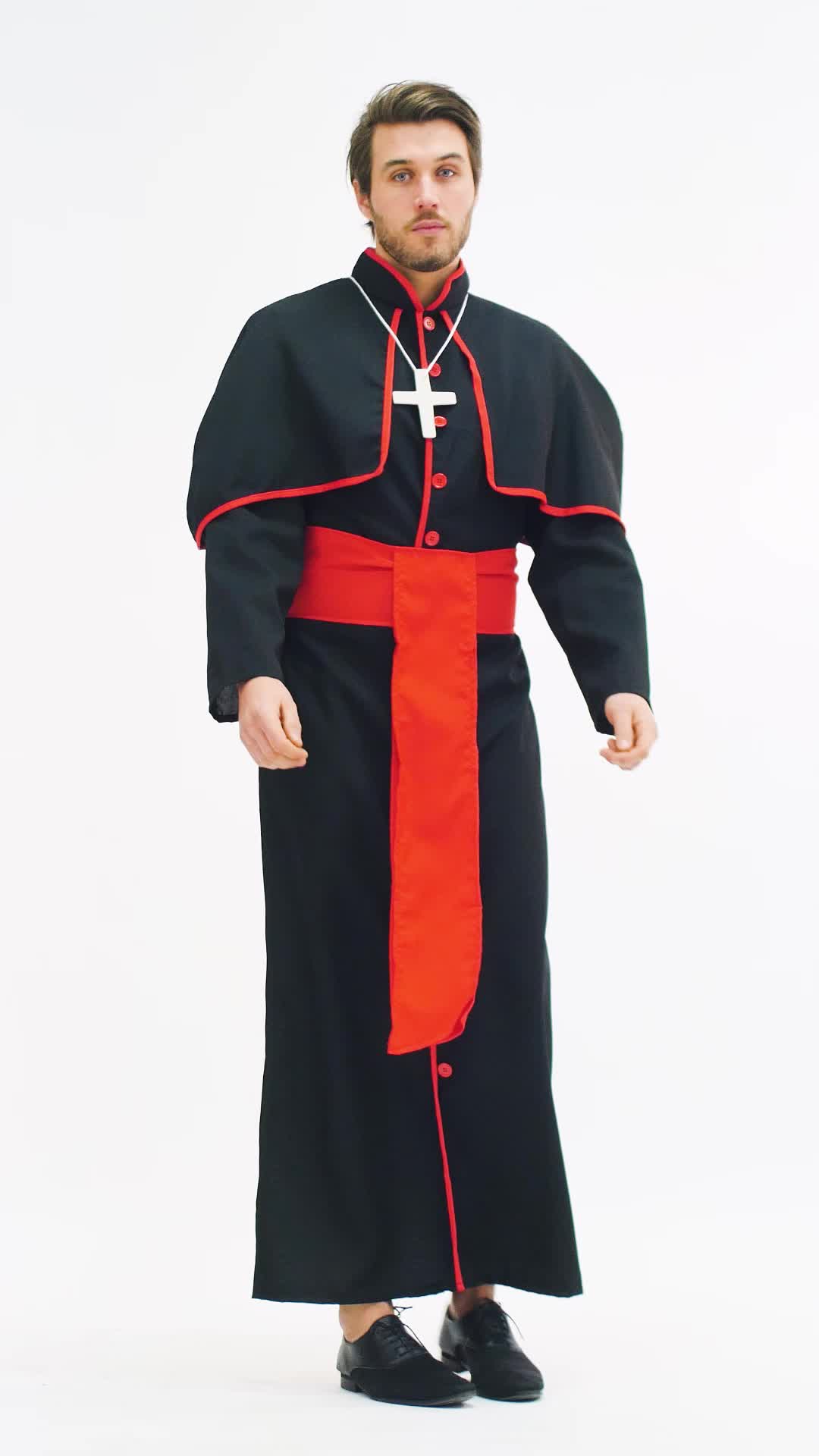 dressforfun® Herrenkostüm Kardinal Giovanni Produktbild-Vorschau 6