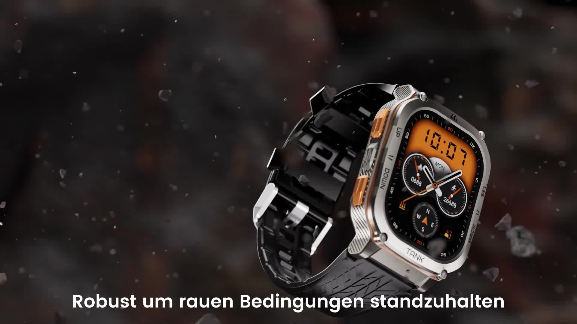 2024 Original KOSPET TANK M3 Ultra GPS Smartwatch Herren Produktbild-Vorschau 7