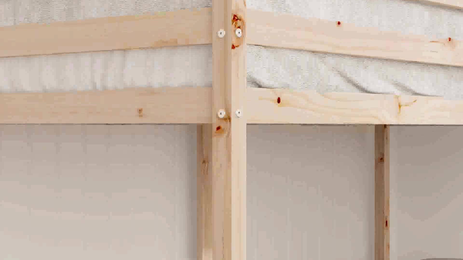 vidaXL Etagenbett Weiß 75x190 cm Massivholz Kiefer Produktbild-Vorschau 7