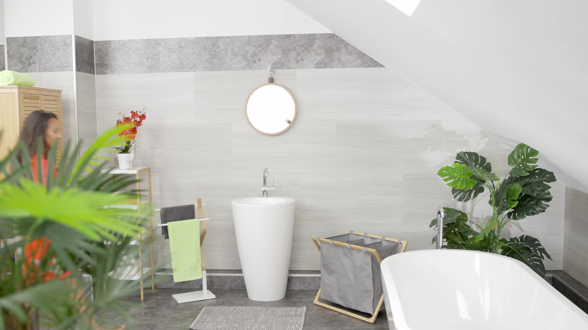 Relaxdays Wäschesortierer, klappbarer Wäschesammler mit 3 Produktbild-Vorschau 7