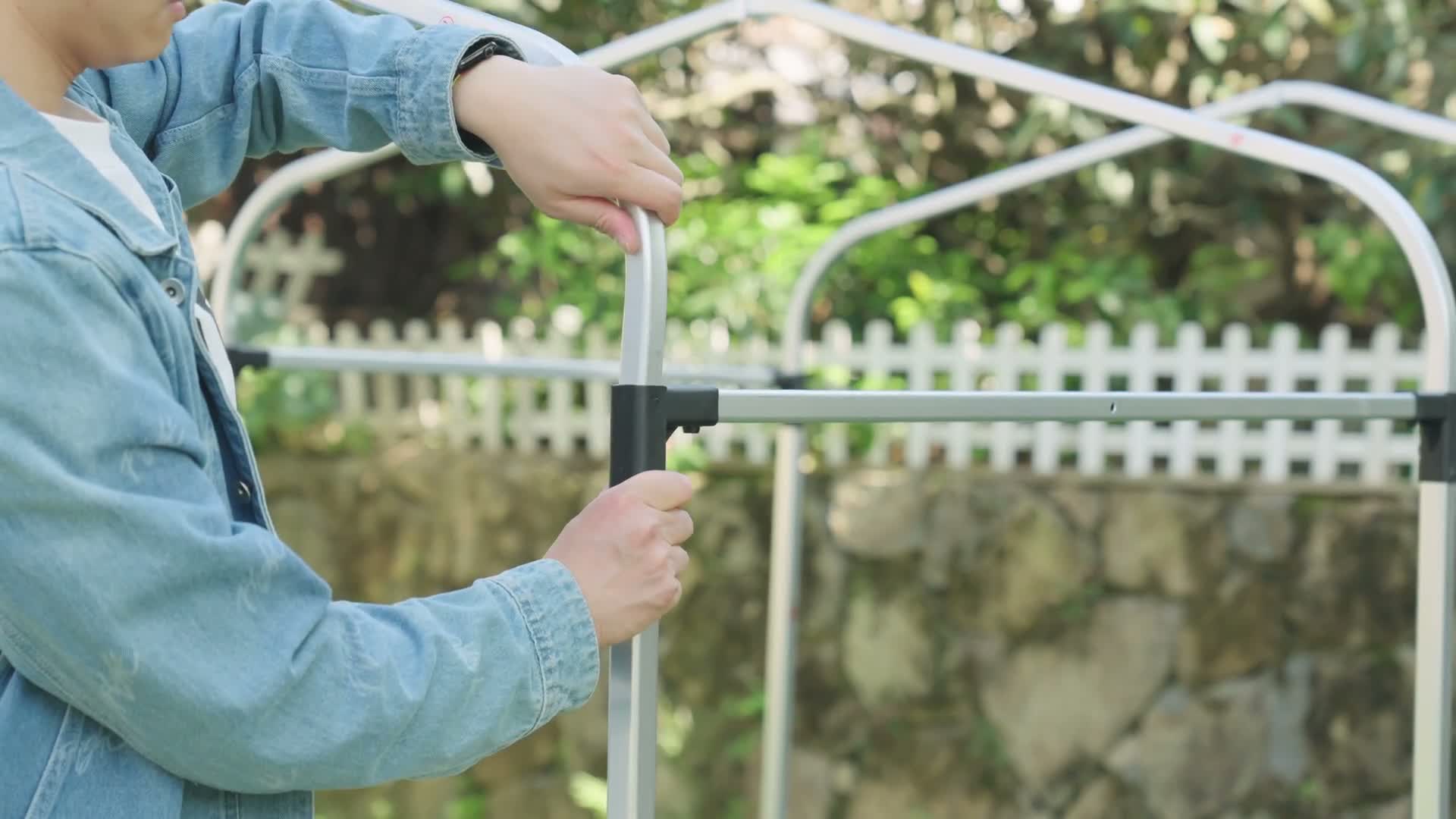SoBuy Fahrradgarage wetterfest Geräteschuppen für 1-2 Produktbild-Vorschau 7