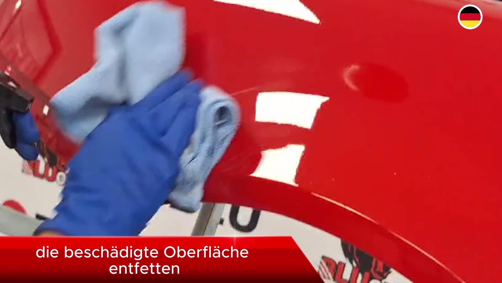 BLU Auto Lackstift Rot kompatibel für Seat LS3H - | Auto Produktbild-Vorschau 7