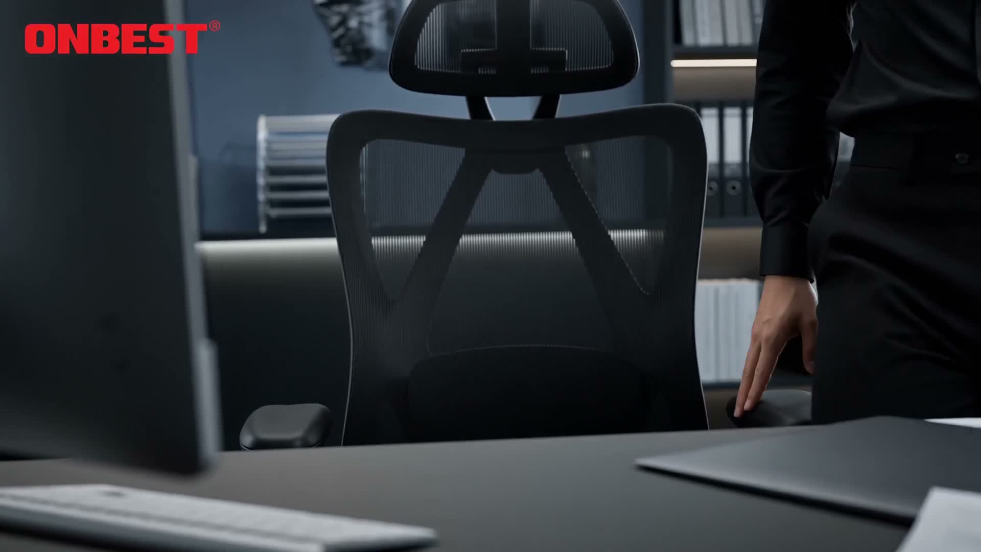 ONBEST Bürostuhl Premium Monaco | Ergonomisch | 150 kg Produktbild-Vorschau 7