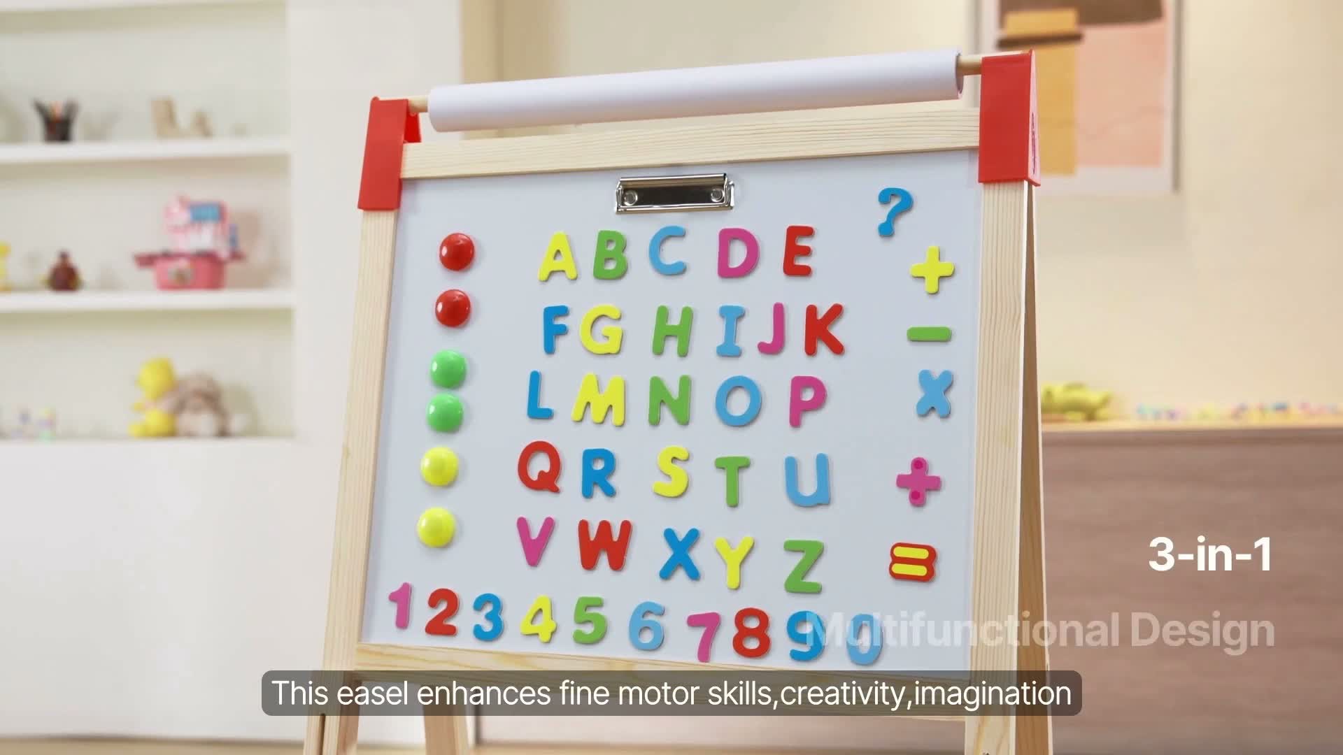 VEVOR Kunststaffelei für Kinder, 3-in-1-Kunststaffelei aus Produktbild-Vorschau 7