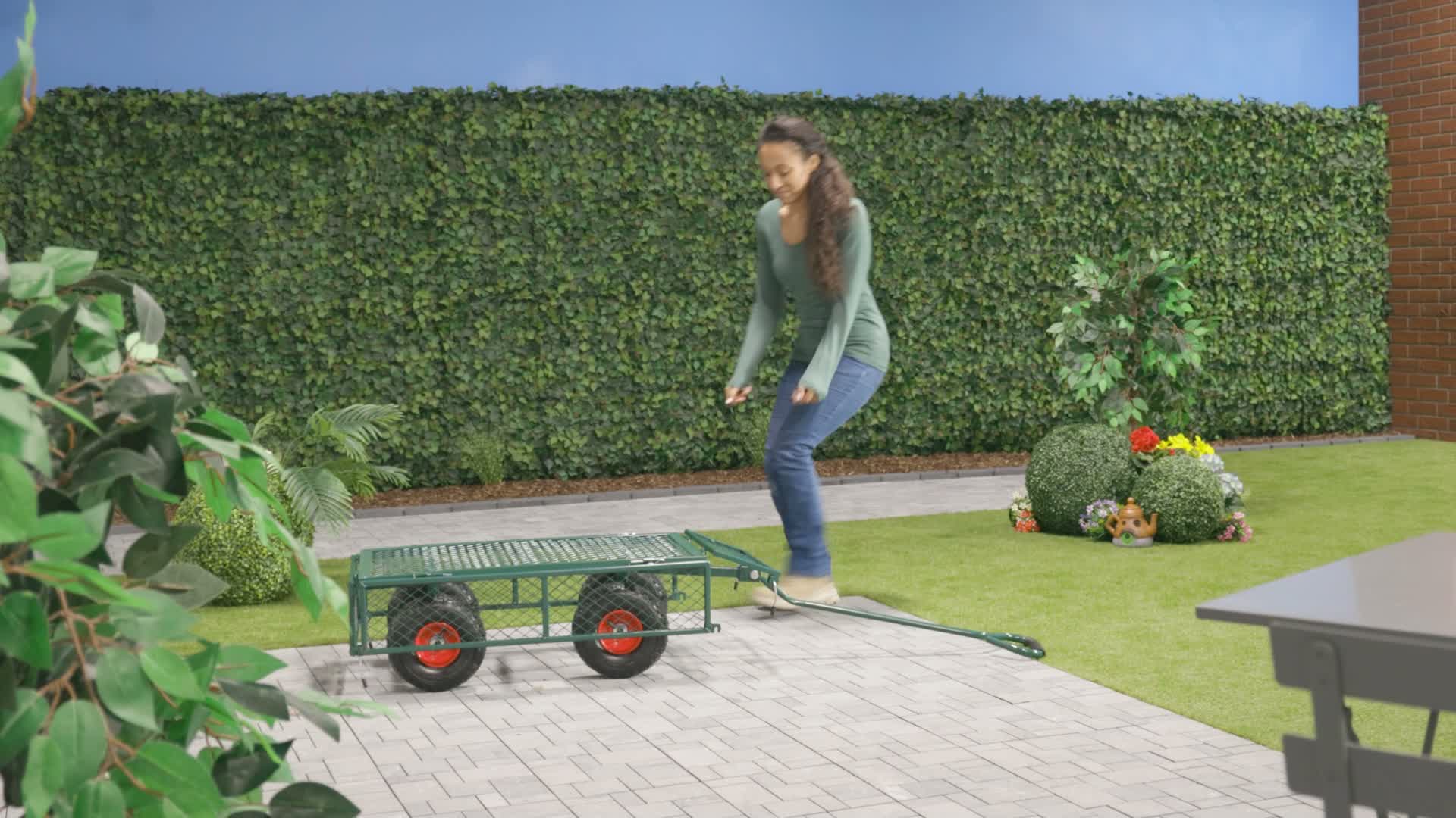Relaxdays Handwagen, praktischer Bollerwagen für den Produktbild-Vorschau 7