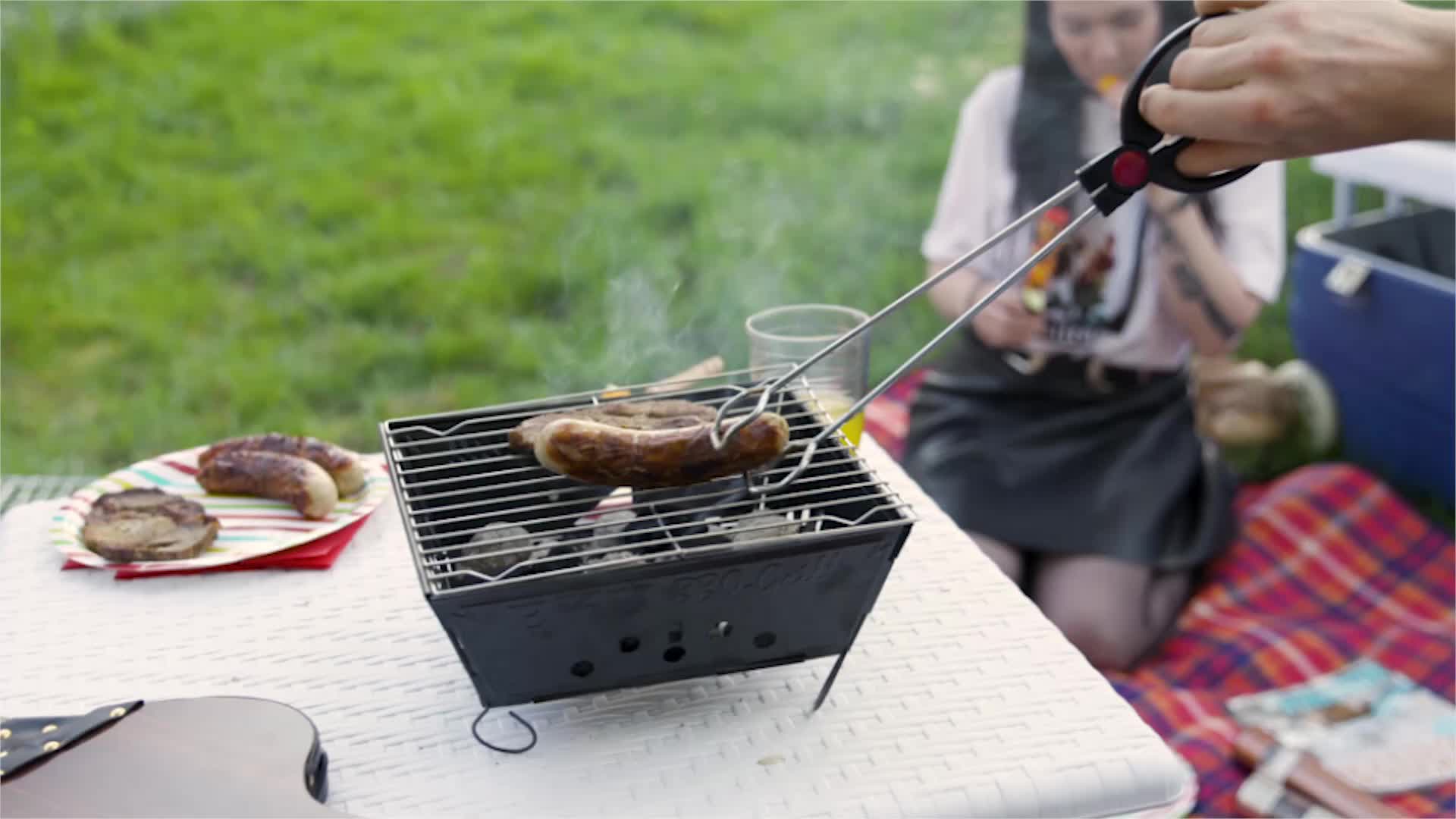 Relaxdays Blasebalg, Goldfarbene Ziernägel, Produktbild-Vorschau 7
