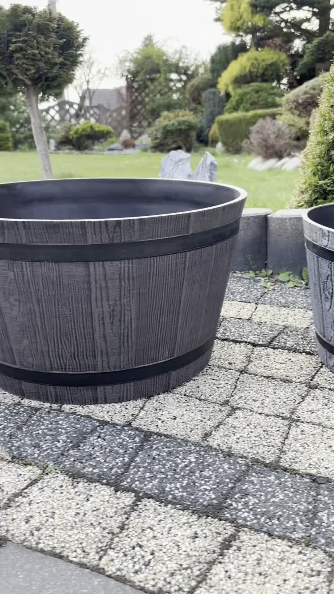 KADAX Blumentopf Blumentopf 40cm Abdeckung mit Einsatz Produktbild-Vorschau 7