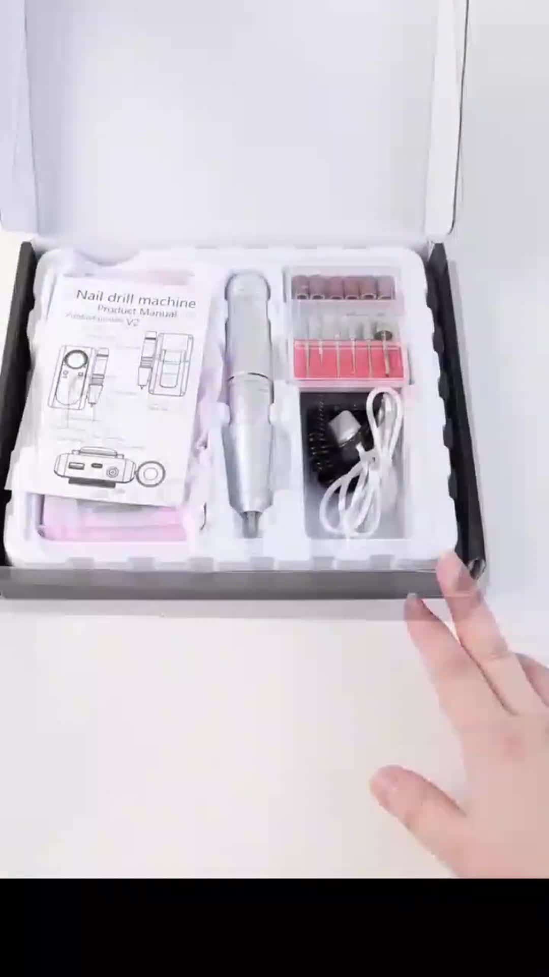 Maniküre-Sets, Professionelle elektrische Nagelbohrfeile, Produktbild-Vorschau 7