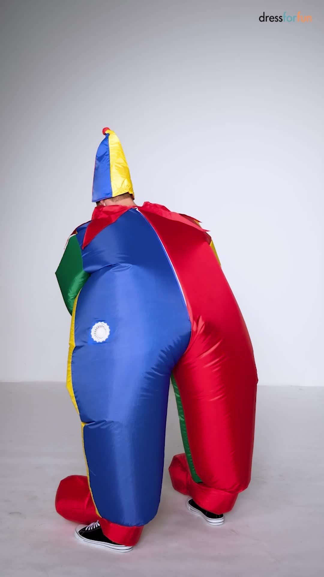 dressforfun® Selbstaufblasbares Kostüm Clown Produktbild-Vorschau 7