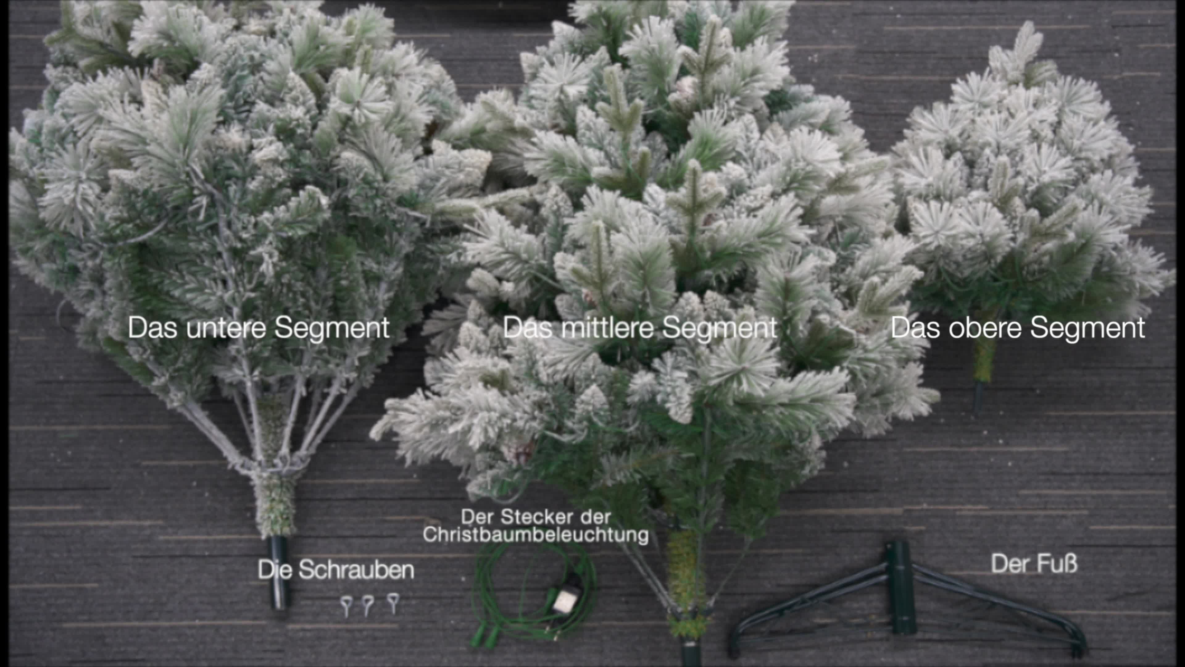 Künstlicher Weihnachtsbaum Schneetanne 210 cm mit 320 Produktbild-Vorschau 6