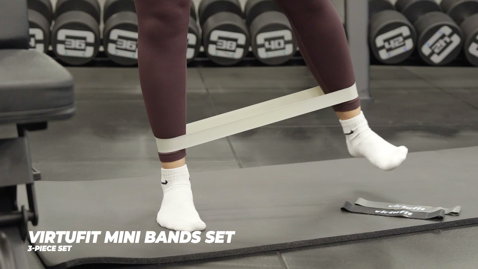 VirtuFit Mini Bands Set Widerstandsbänder Fitnessbänder 3 Produktbild-Vorschau 4