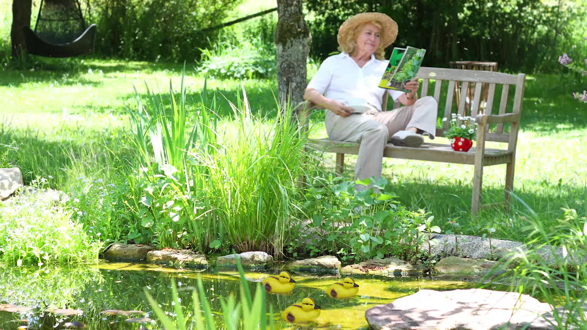 Relaxdays Teichenten, Entenküken, schwimmende Baby-Enten, Produktbild-Vorschau 7