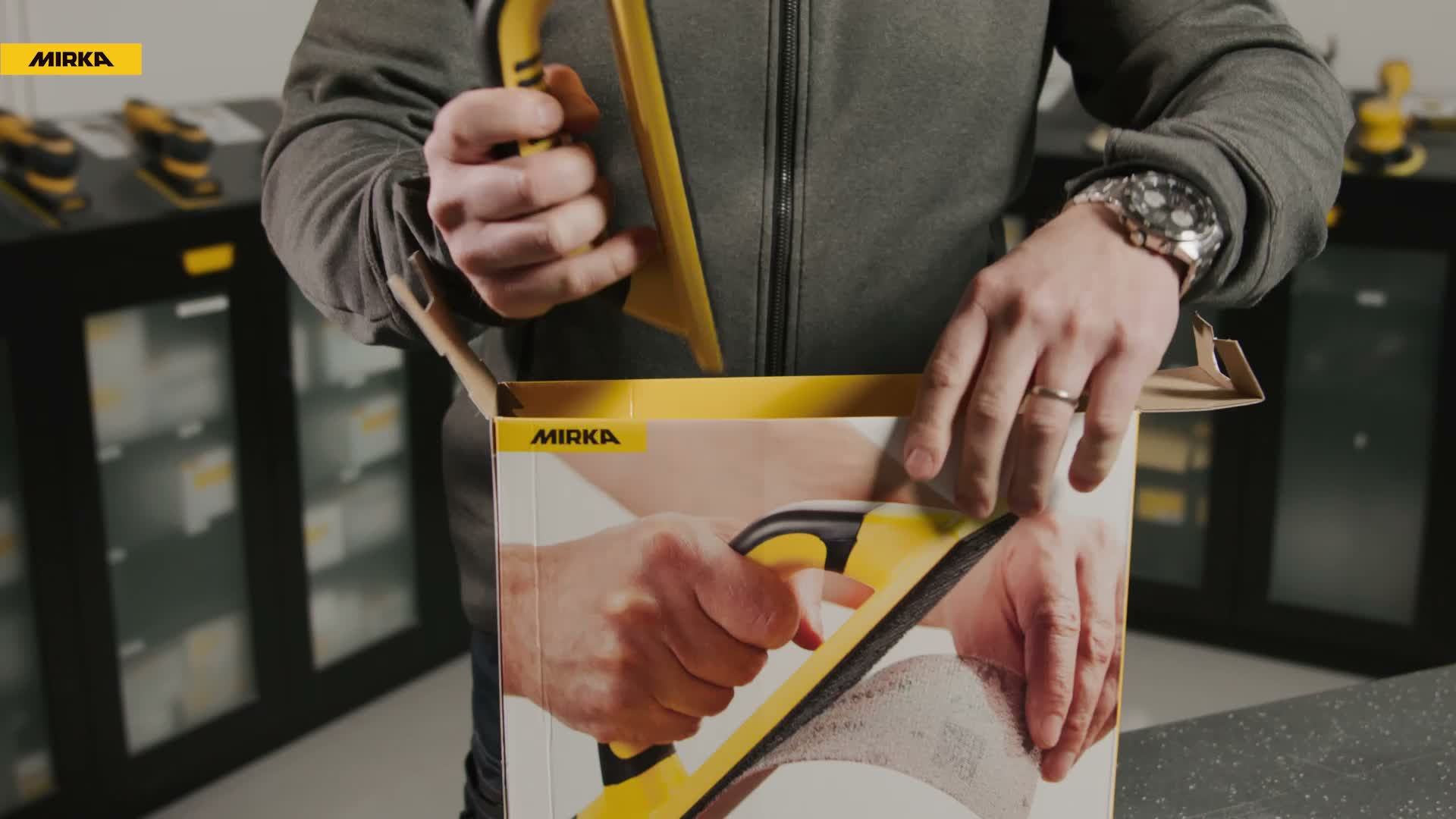 Mirka Handy Schleifklotz-Kit 80x230mm Absaugung, Schlauch & Produktbild-Vorschau 7