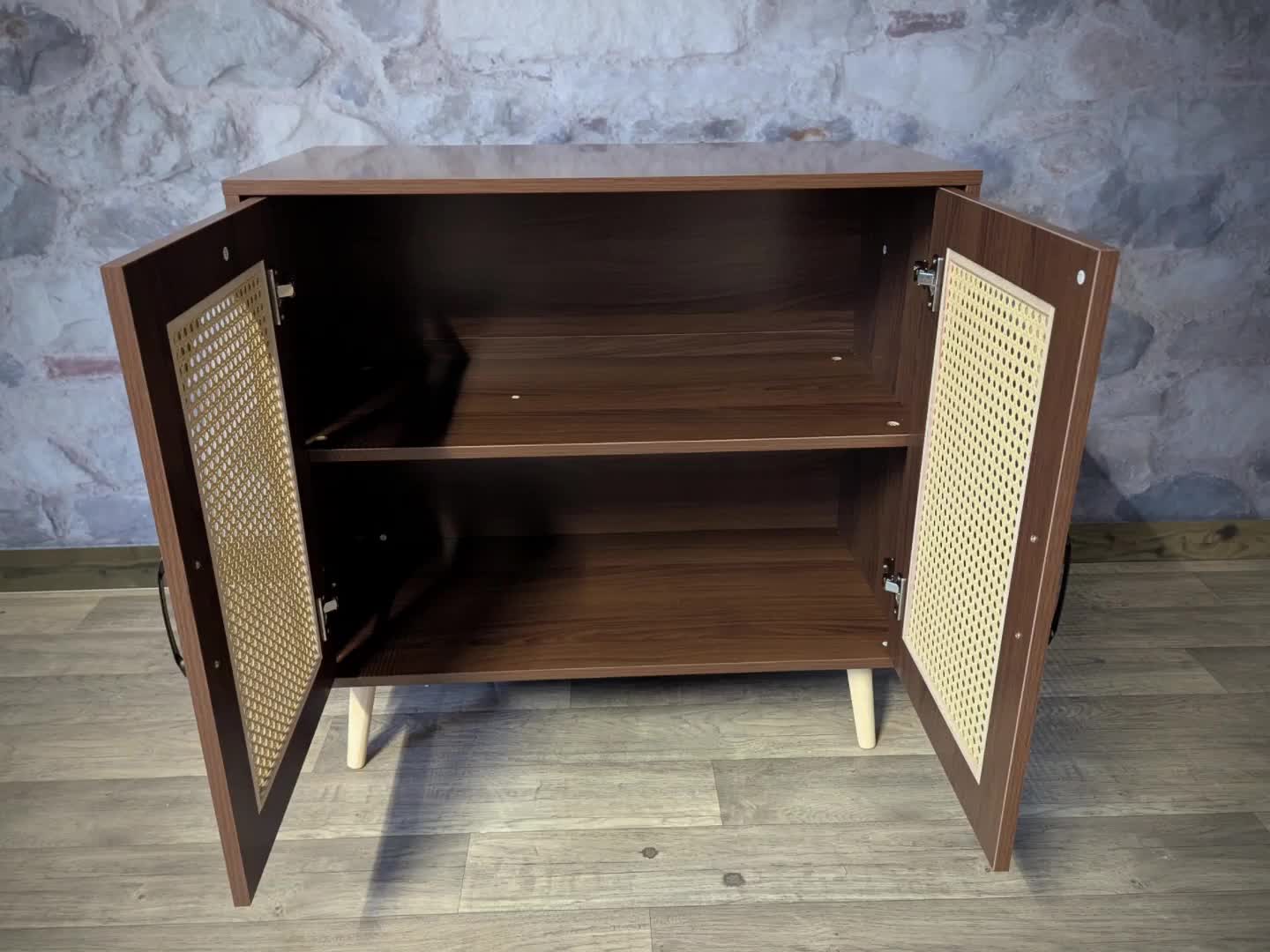 Kommode MCW-P51, Schrank mit Türen Anrichte Staufächer, Produktbild-Vorschau 7