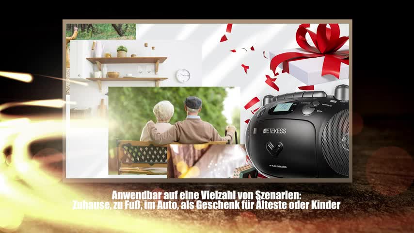 Retekess TR630 Radio mit CD, Boombox mit Kassette, Radio Produktbild-Vorschau 7