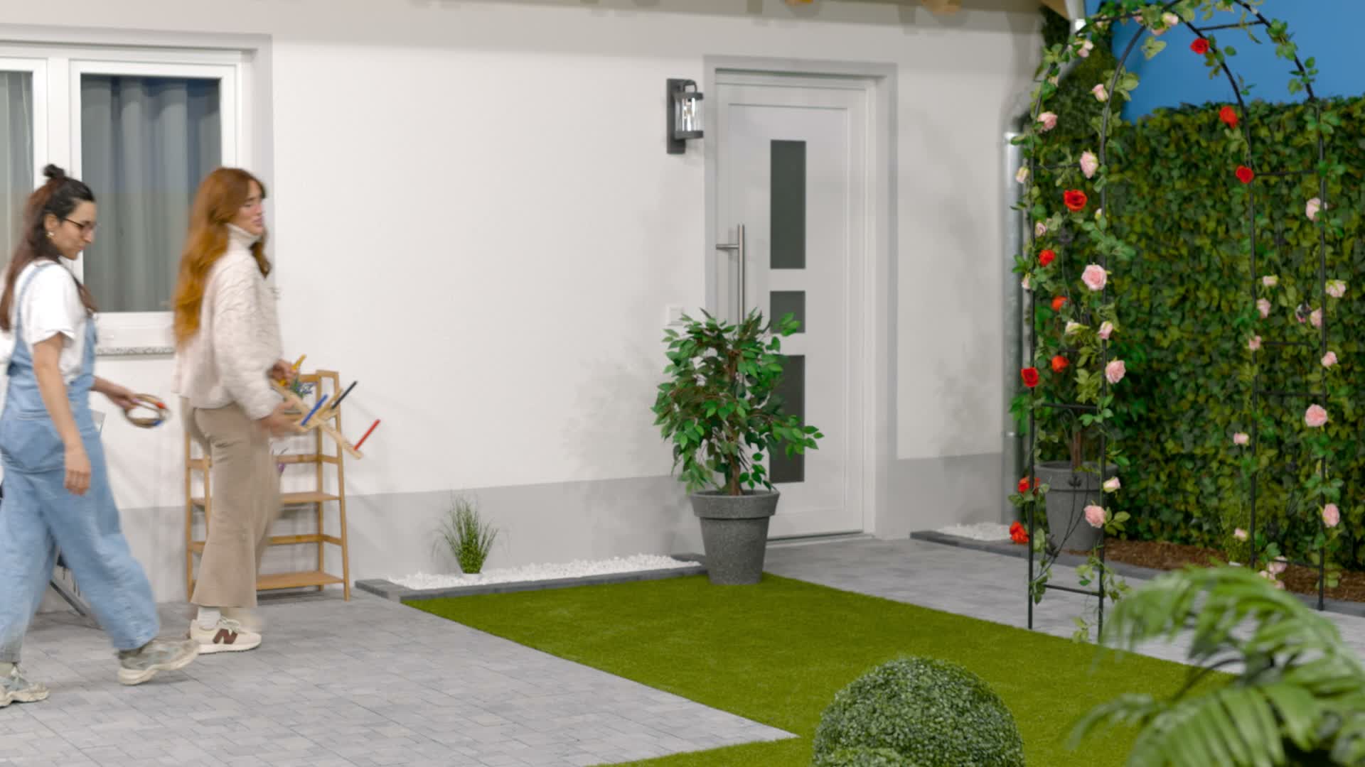 Relaxdays Ringwurfspiel, Holzwurfspiel für Kinder & Produktbild-Vorschau 7