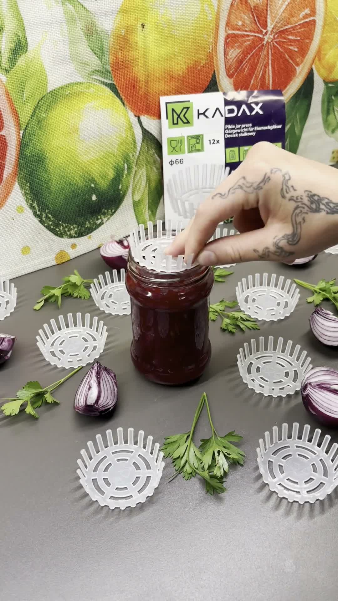 KADAX Fermentiergewichte – 12er Set, Gärhilfe fi 66 mm mit Produktbild-Vorschau 7