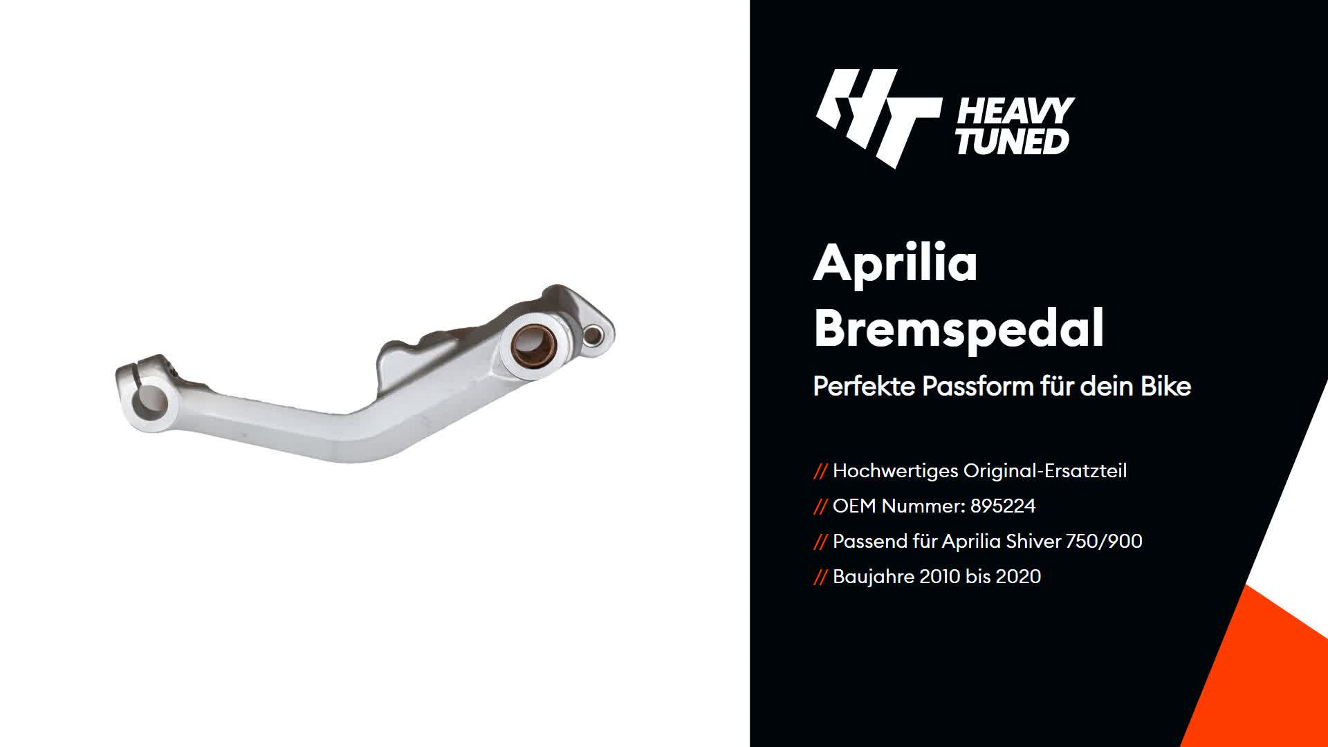 Aprilia Bremspedal kompatibel mit Aprilia Shiver ABS SL GT Produktbild-Vorschau 4