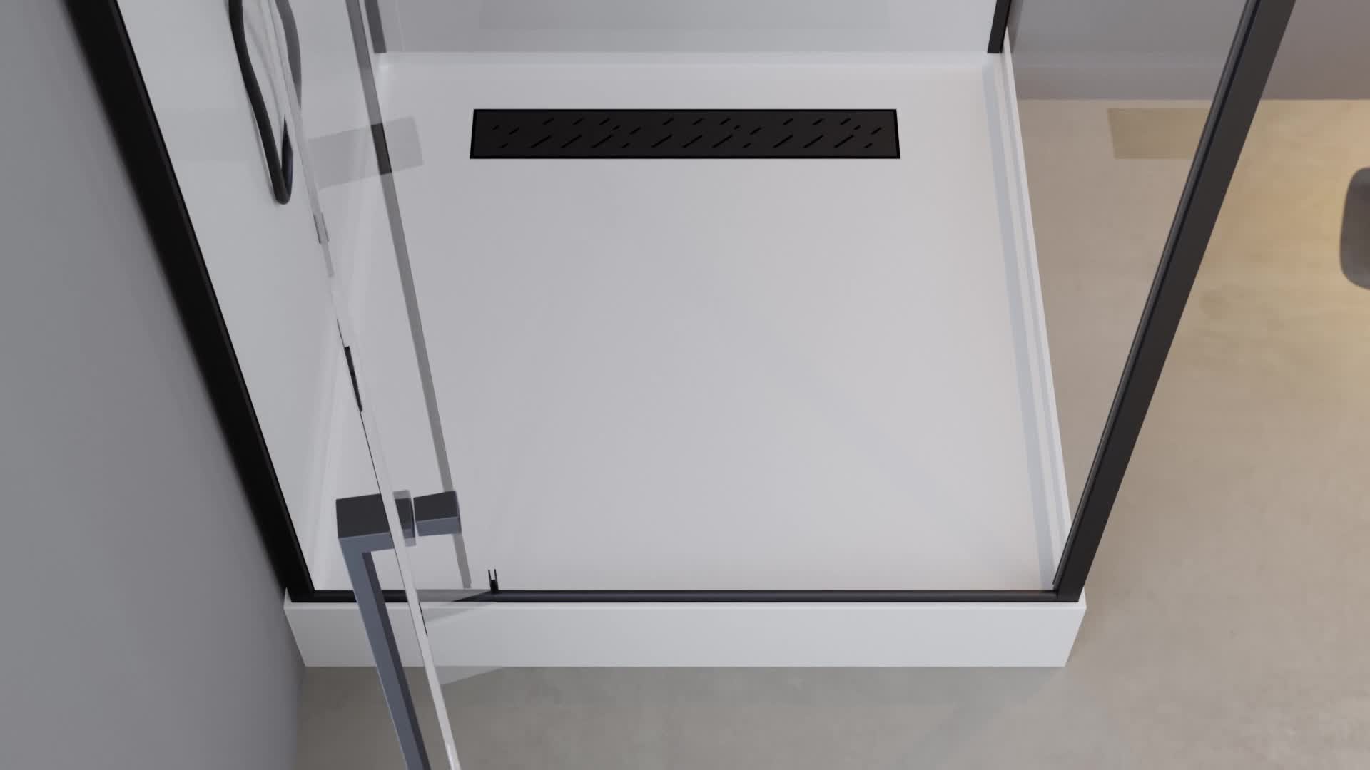 Komplettdusche 90 x 90 x 215 cm silikonfrei – Fertigdusche Produktbild-Vorschau 7