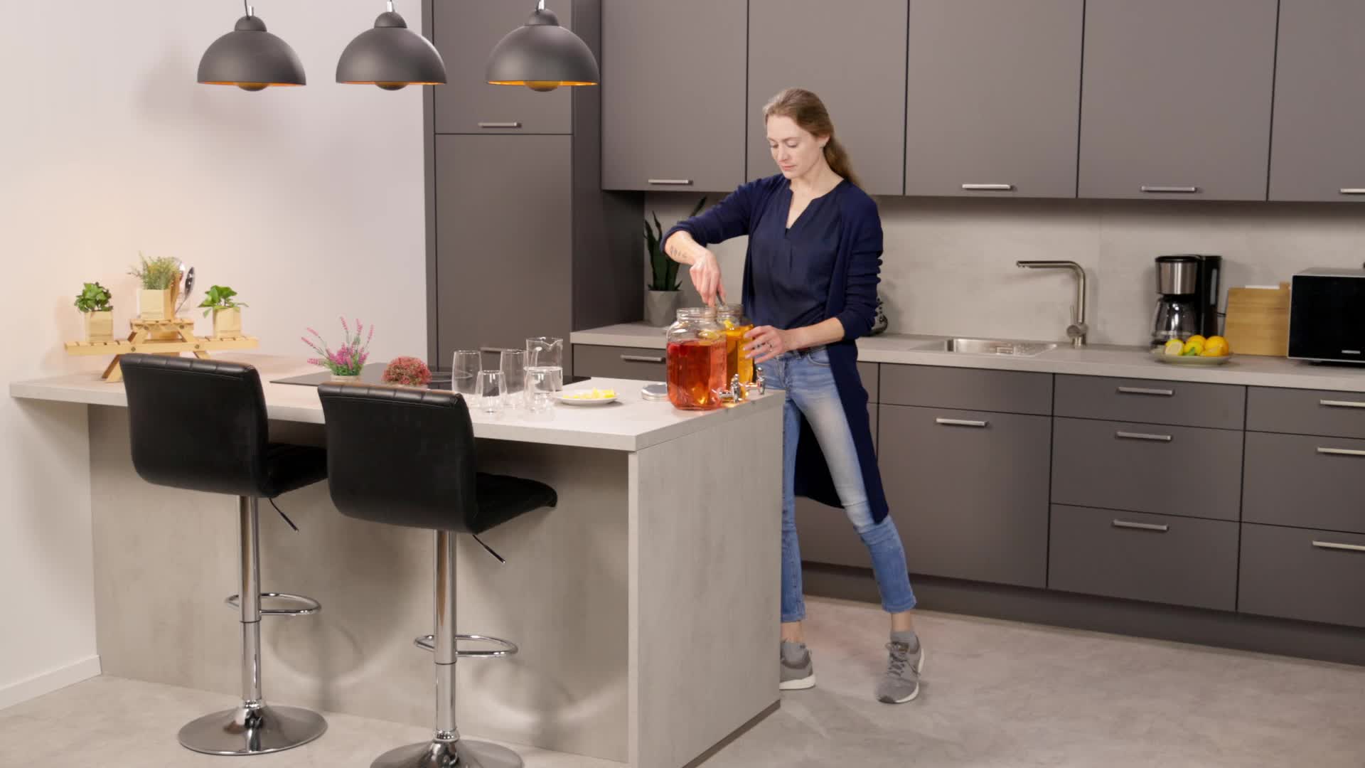 Relaxdays Getränkespender 2er Set, Limobehälter 3,5L, Produktbild-Vorschau 7