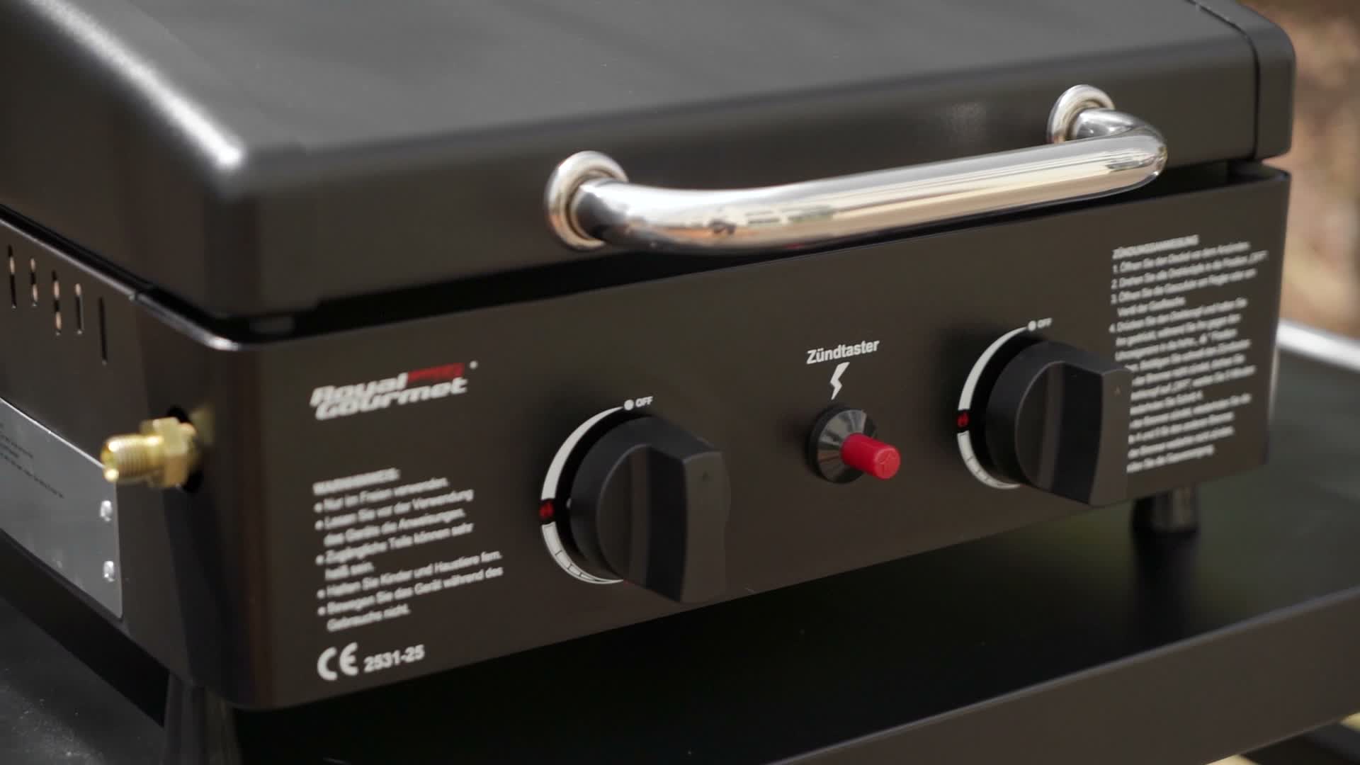 Royal Gourmet 2 Brenner Gasgrill Tischgrill Gas mit 5 kW, Produktbild-Vorschau 7