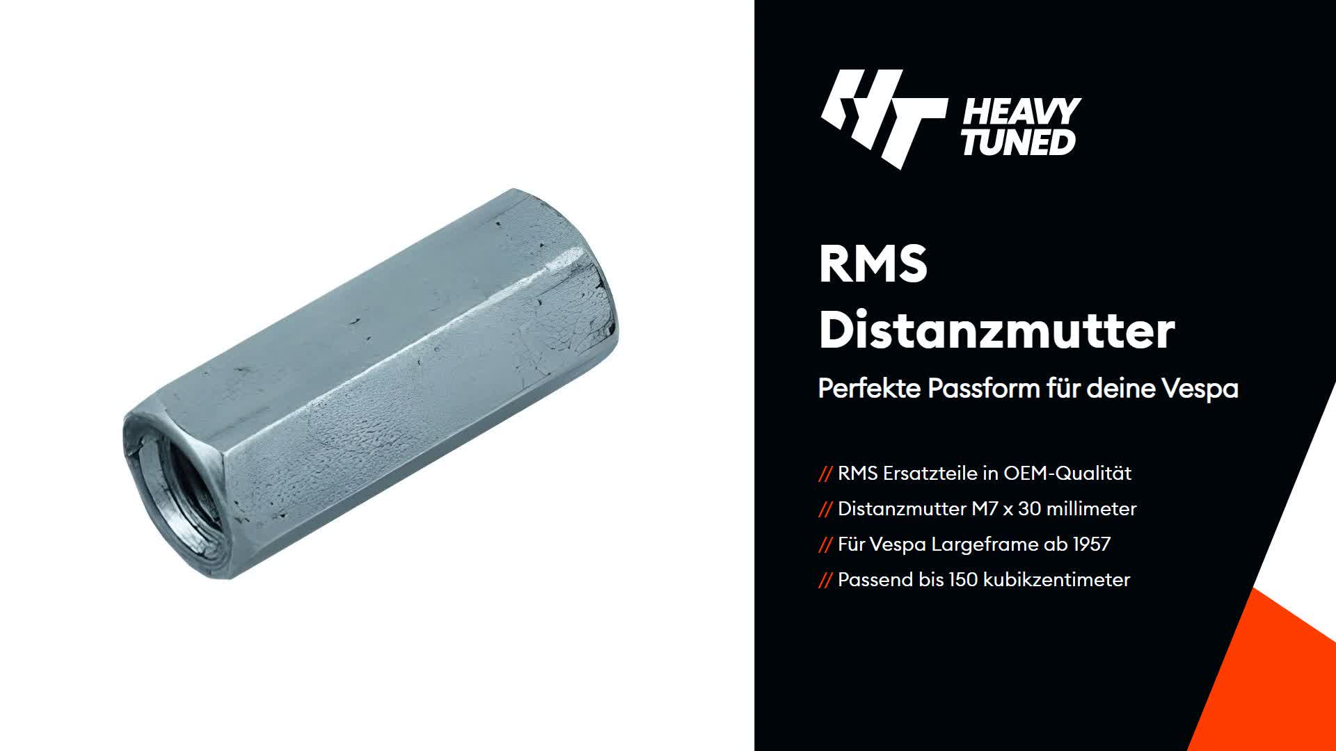 RMS Distanzmutter M7 / Mutter Zylinderkopf / Kühlhaube Produktbild-Vorschau 3