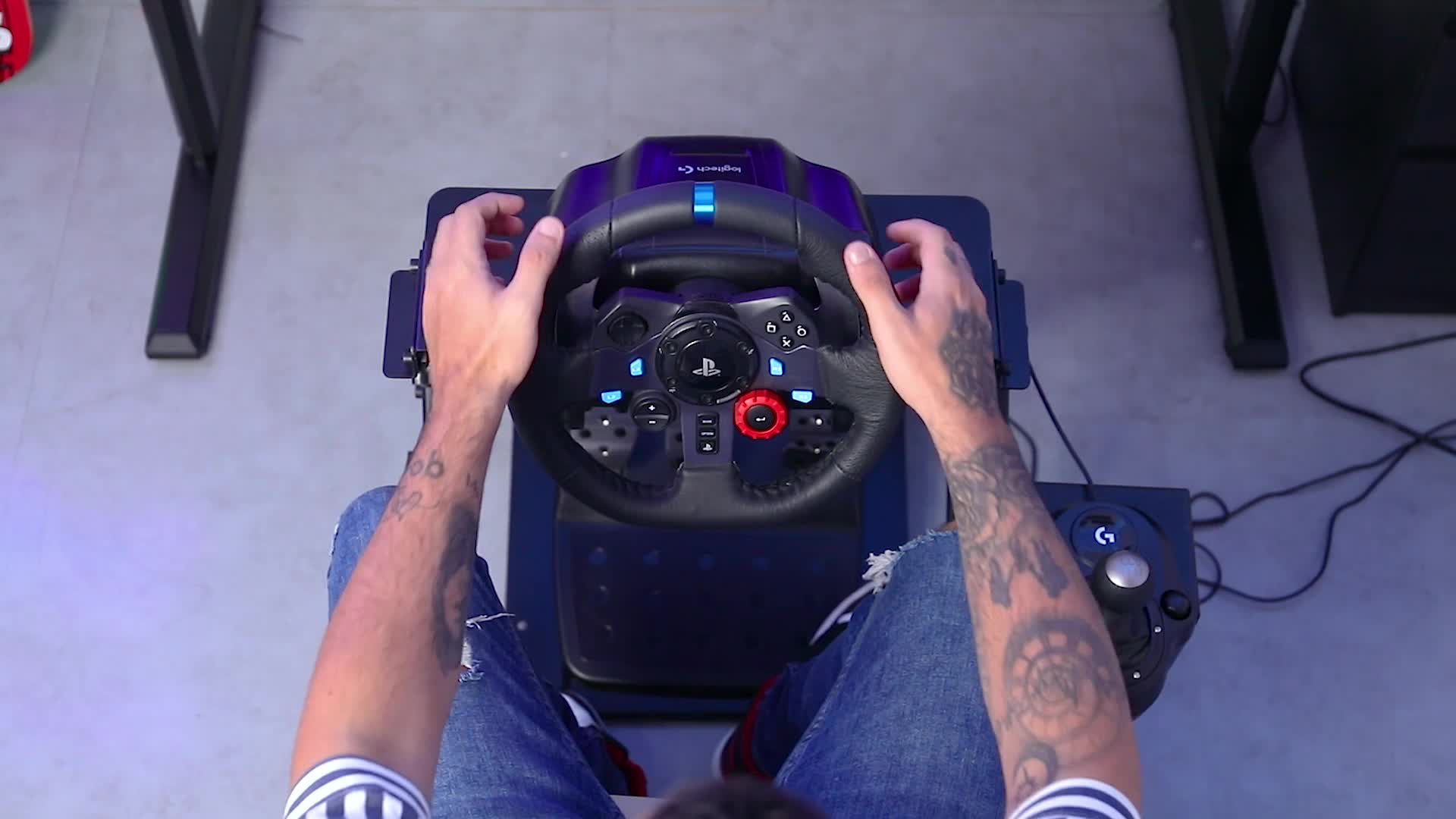 GTPLAYER Lenkradständer für Logitech Lenkrad Gaming Wheel Produktbild-Vorschau 7