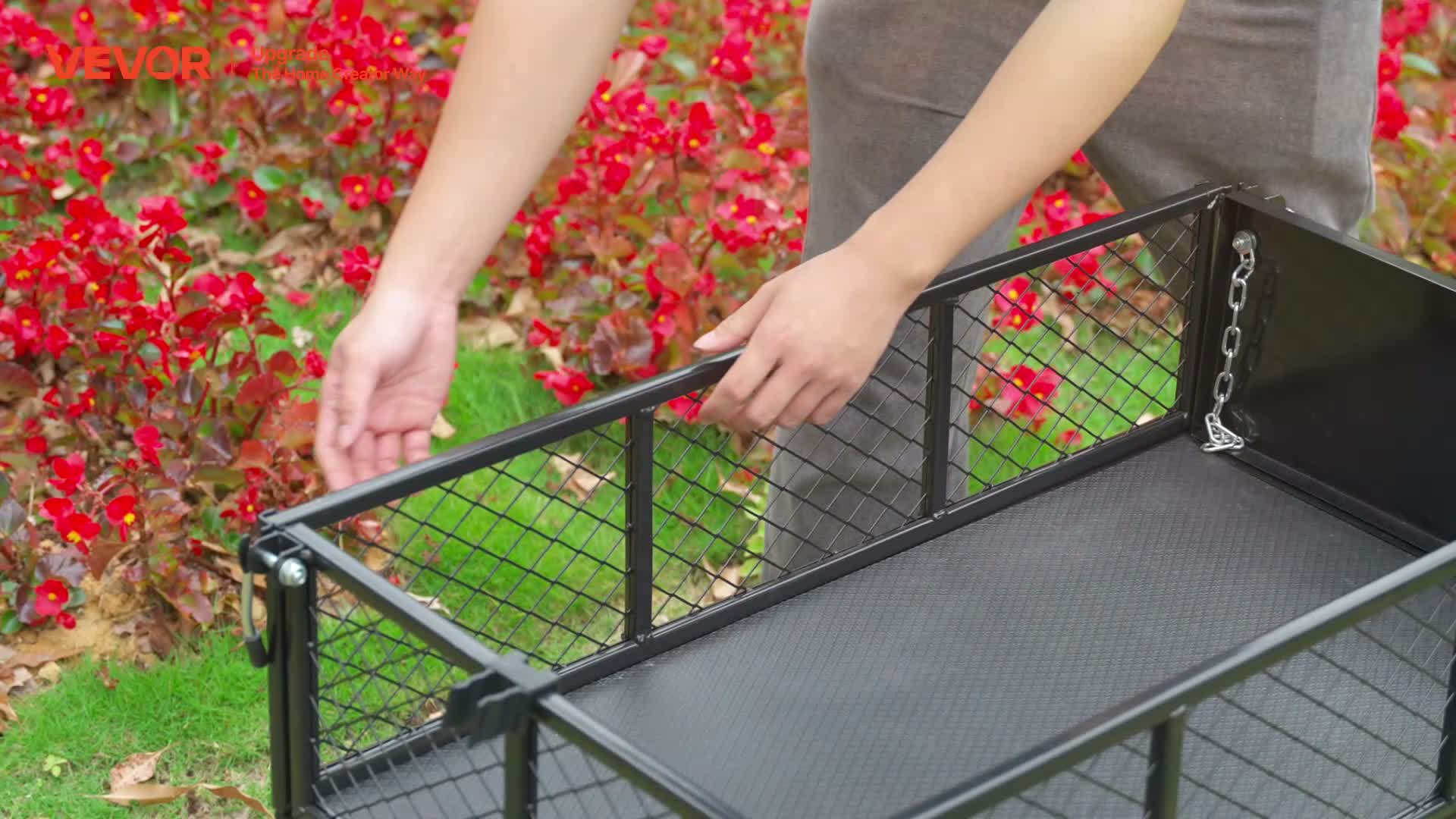 Wózek Ręczny Vevor 226.8Kg Z Siedziskiem Koła Poliuretanowe Podgląd zdjęcia produktu 7
