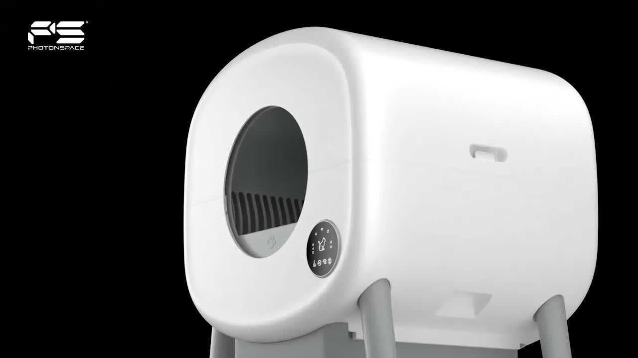 Photonspace - Elbstreinigende Katzentoilette XXL 95L – Produktbild-Vorschau 7