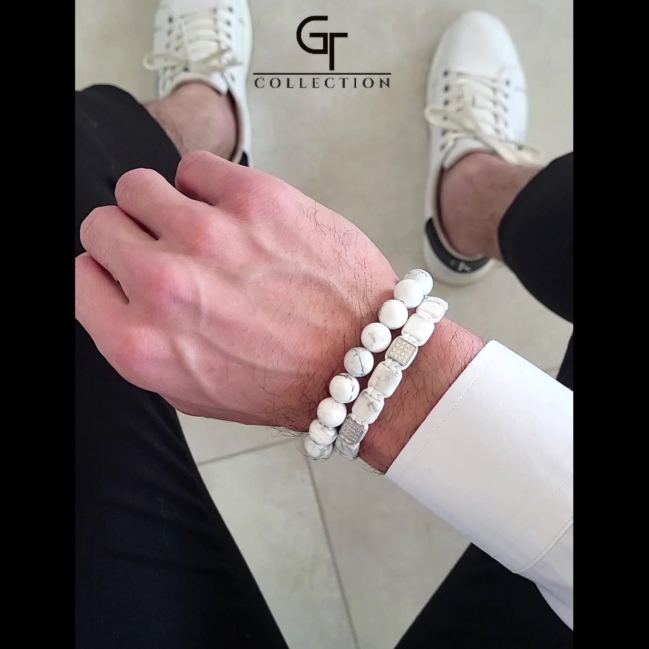 GT Collection | Bransoletka męska z jedną kulką i Podgląd zdjęcia produktu 7