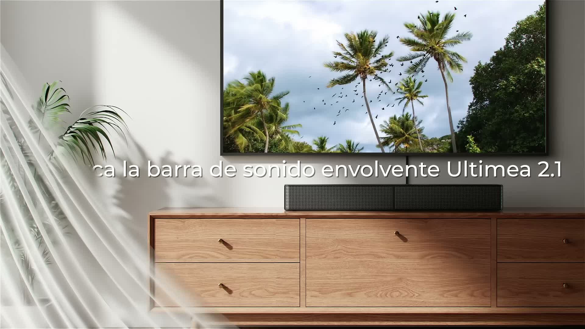 Barra de sonido ULTIMEA de 2.1 canales con subwoofer Vista previa de la imagen del producto 7