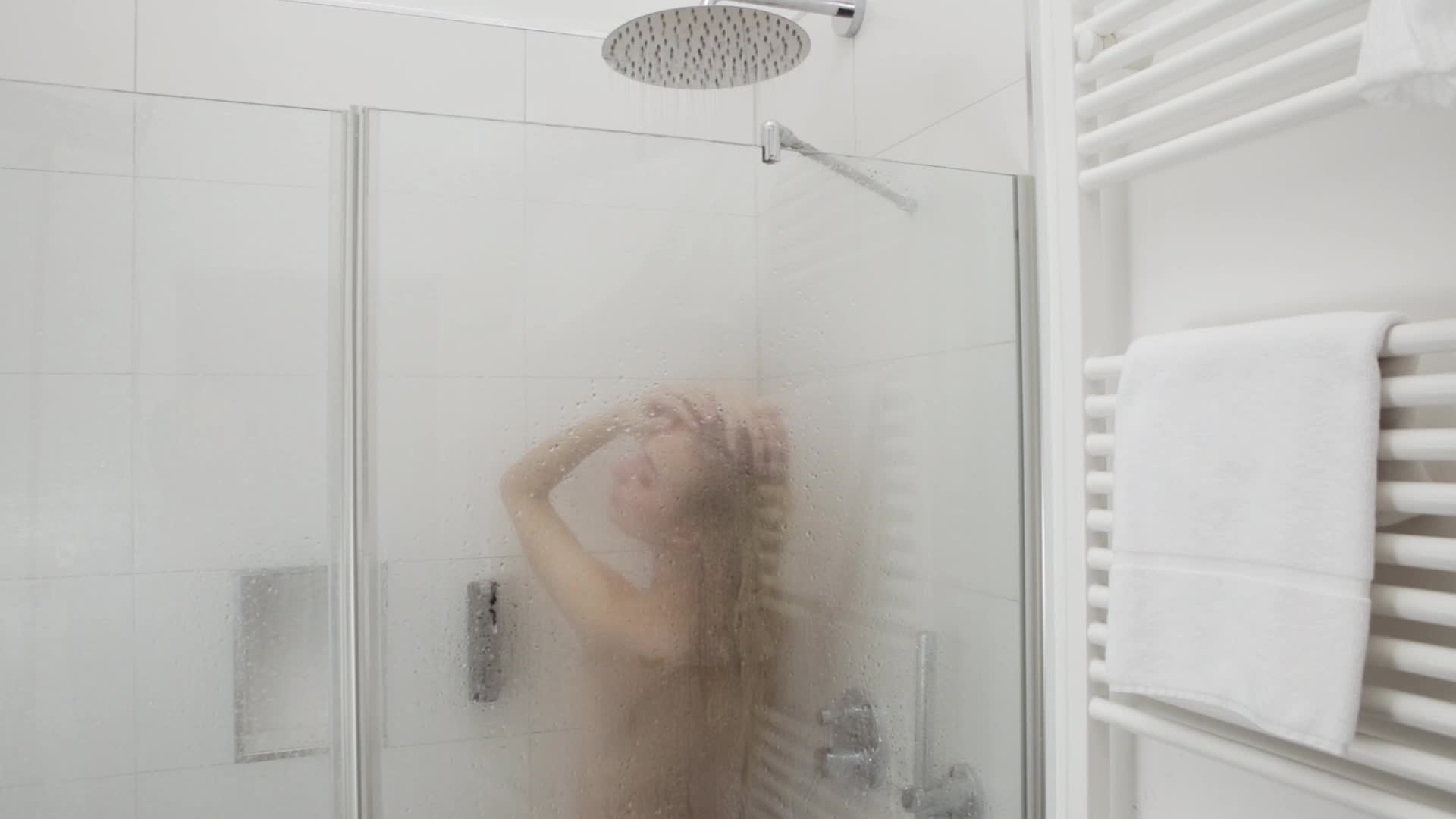 Relaxdays Duschkopf Regendusche rund, 200 mm, Edelstahl, Produktbild-Vorschau 7