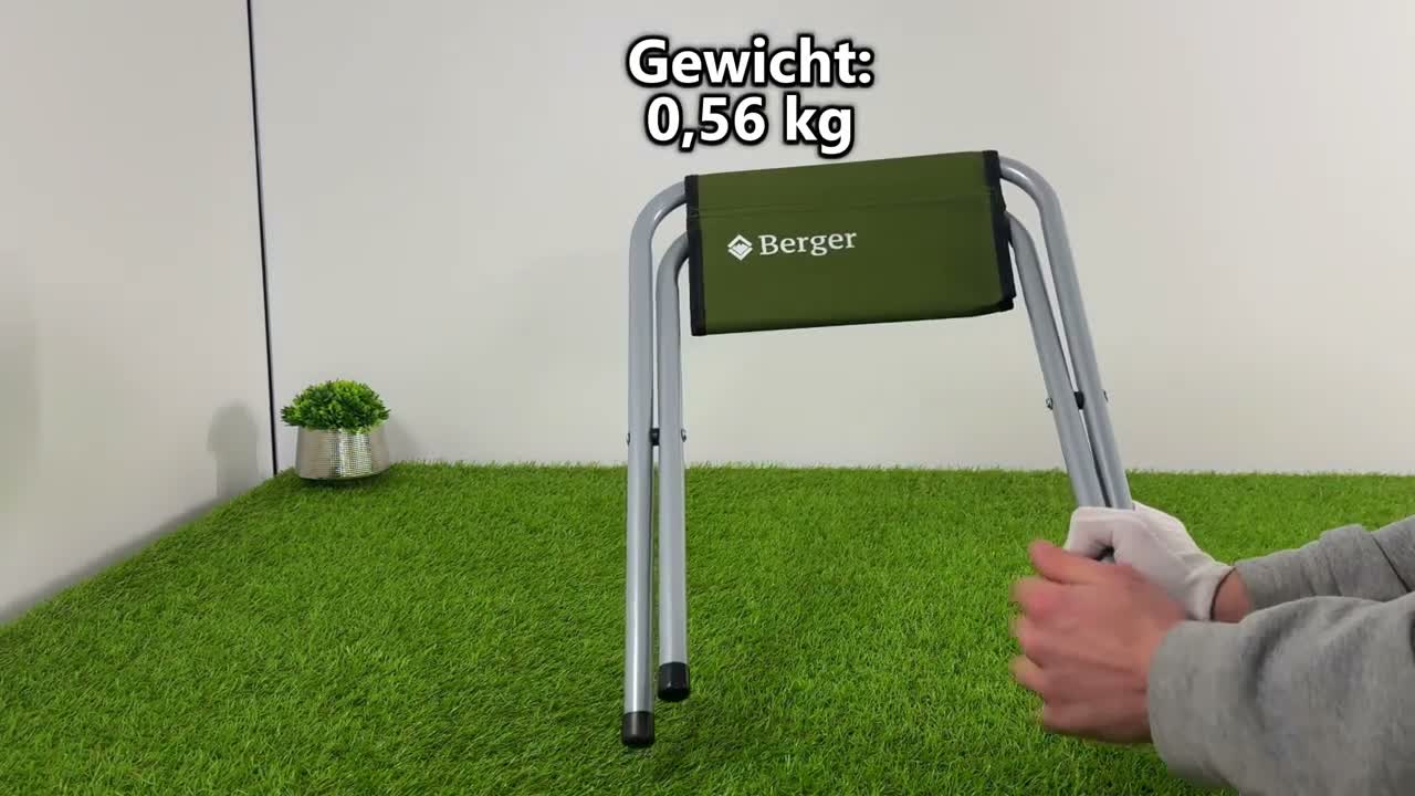 Berger Klappstuhl – Faltbarer Camping-, Angel- und Produktbild-Vorschau 7