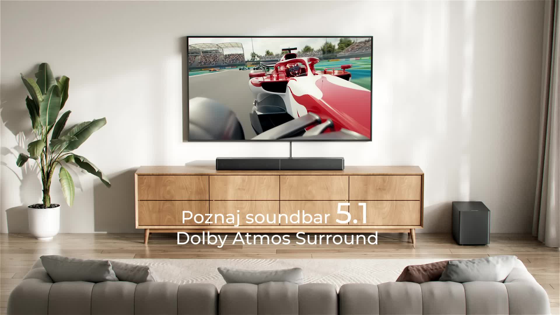 Soundbar ULTIMEA 5.1 Dolby Atmos, system dźwięku kina Podgląd zdjęcia produktu 7
