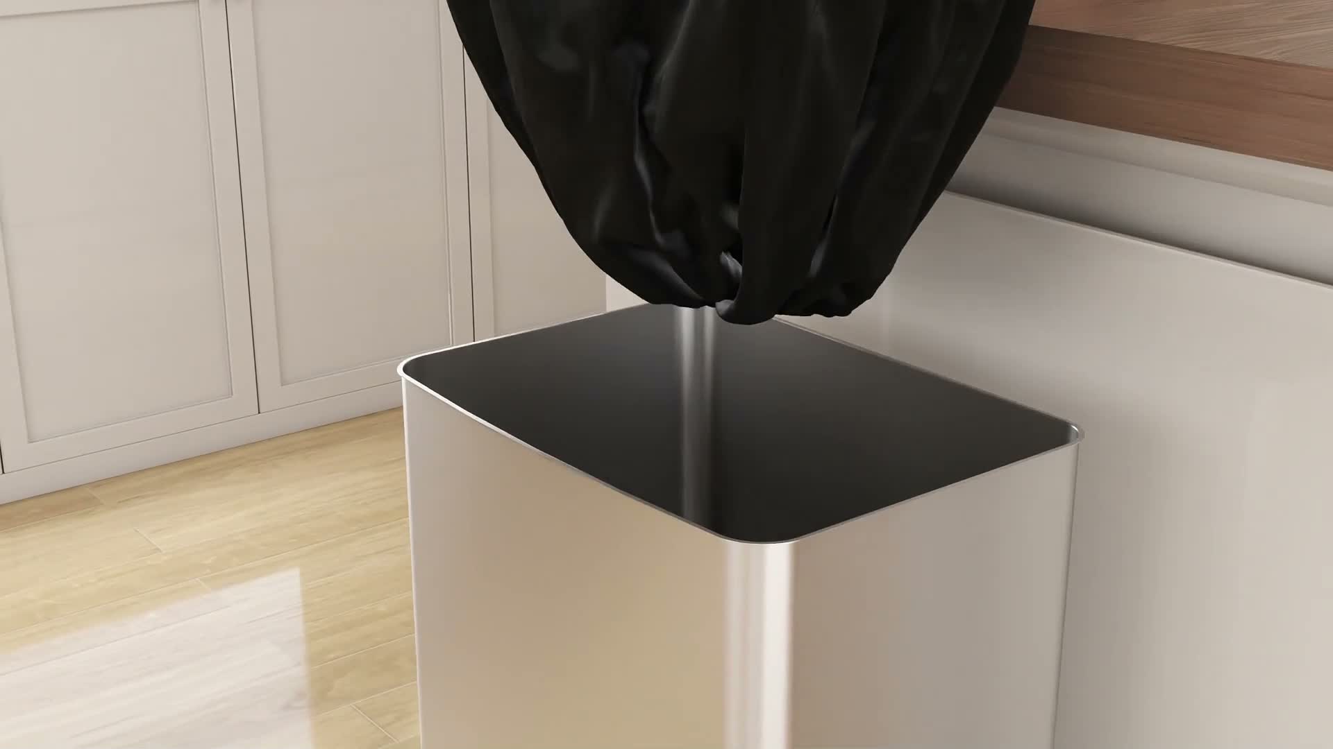 HOMCOM Mülleimer Abfalleimer mit Sensor 72 l Produktbild-Vorschau 7