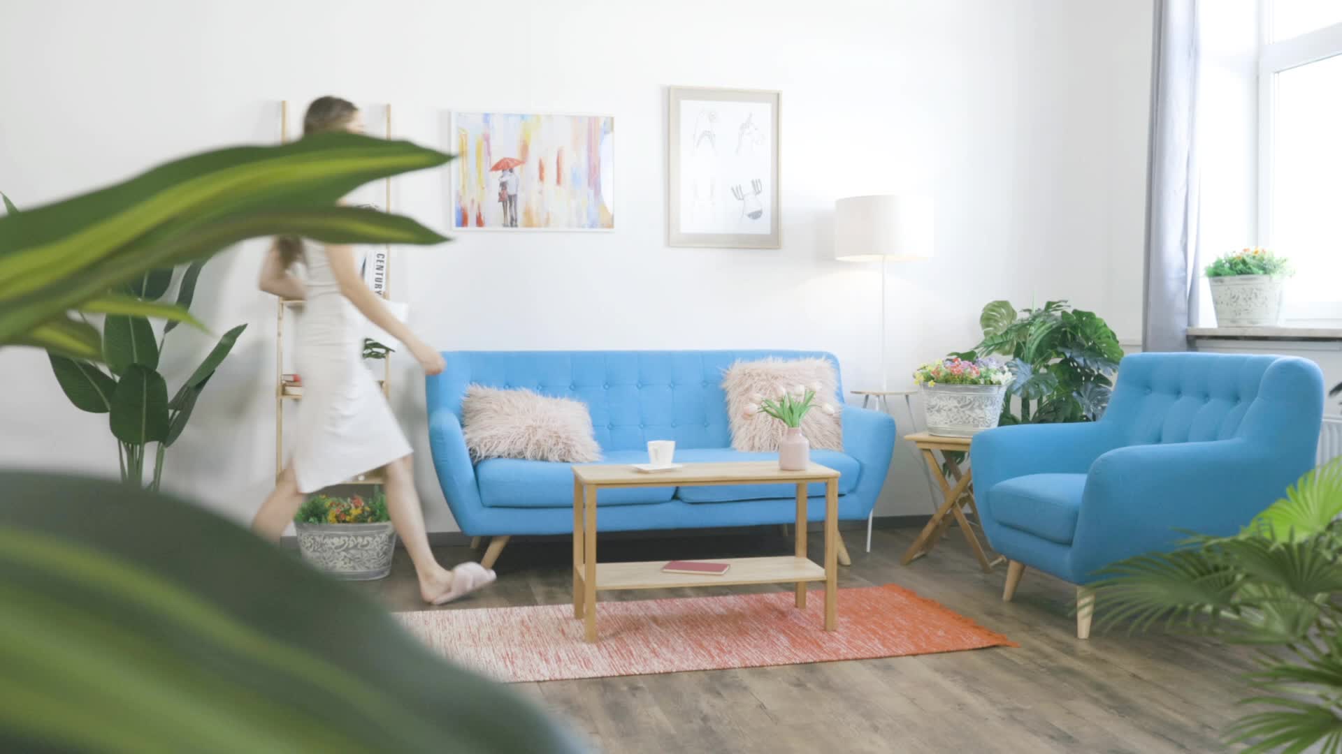 Relaxdays Beistelltisch klappbar, Bambus Holz, Klapptisch Produktbild-Vorschau 7