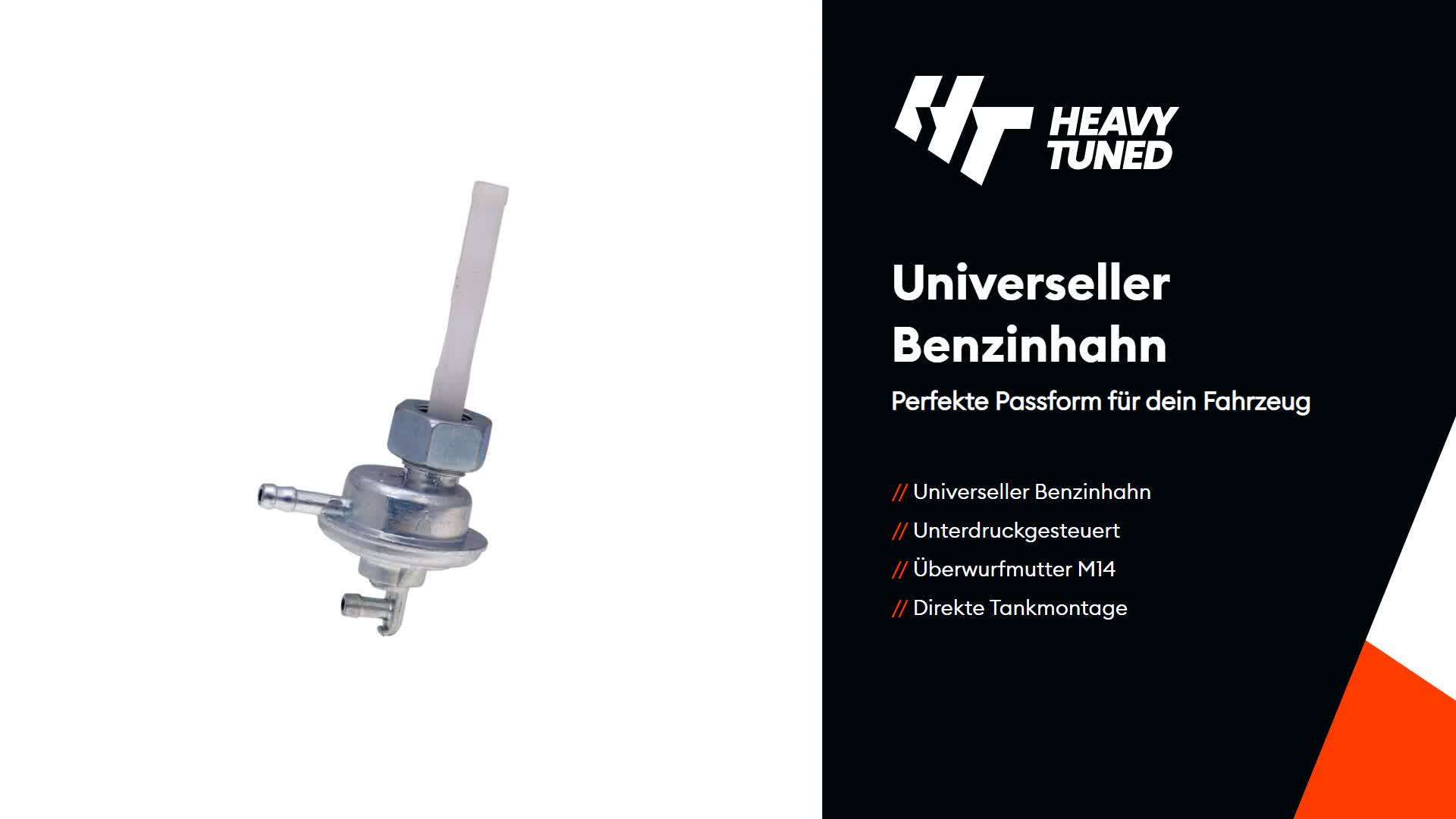 101_Octane Benzinhahn Unterdruck kurz M14 x 1mm kompatibel Produktbild-Vorschau 2