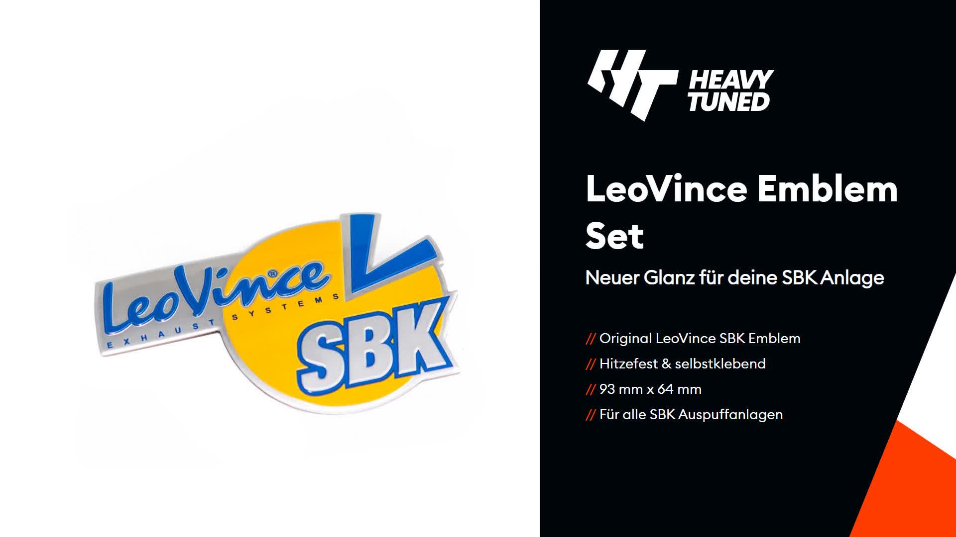 LeoVince Plakette / Emblem kompatibel mit SBK, Produktbild-Vorschau 2