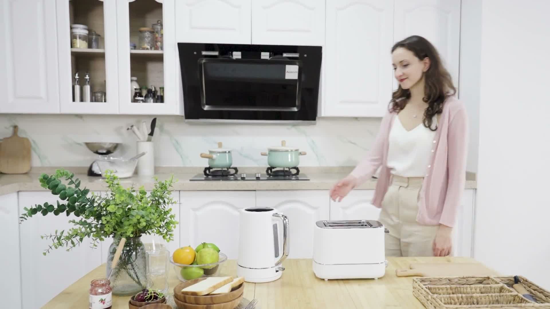 HOMCOM Wasserkocher Toaster Set Frühstück-Set mit 1,7L Produktbild-Vorschau 7