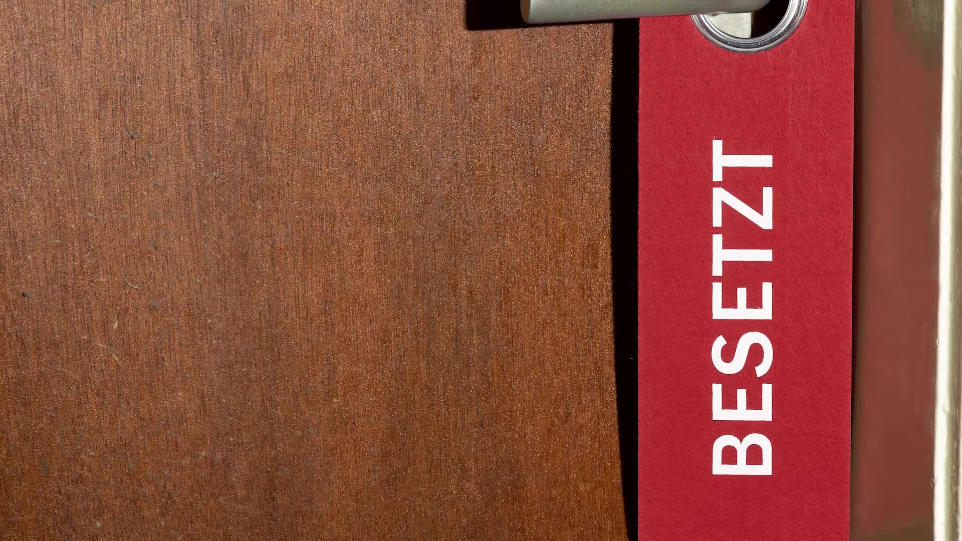 Relaxdays Türschild "Besetzt Frei", 3er Set, WC Schild zum Produktbild-Vorschau 7