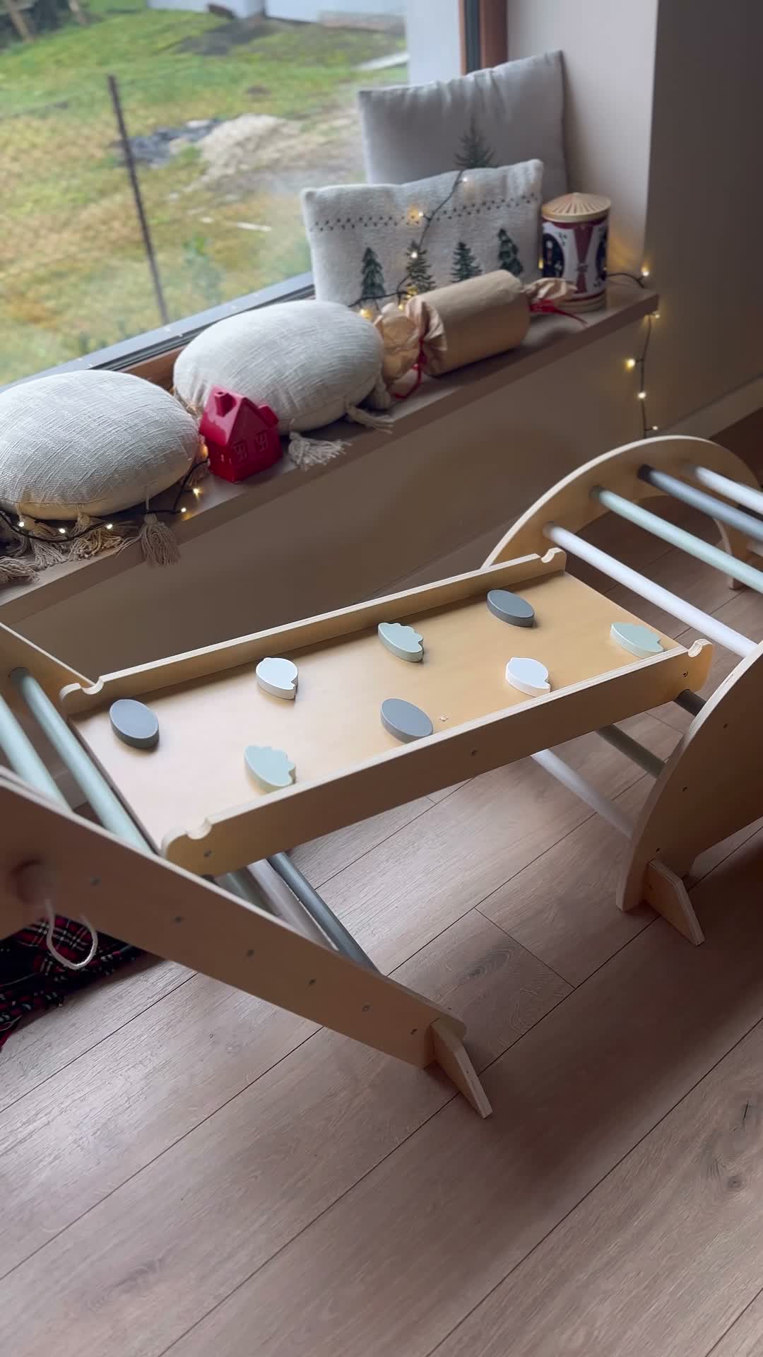 Großer Montessori-Holzspielplatz für Zuhause – Produktbild-Vorschau 7
