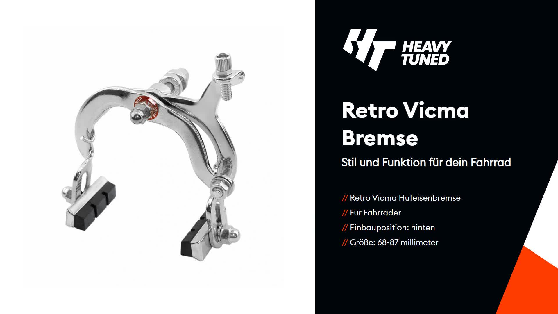 V BIKE Bremse Hufeisenbremse hinten Retro Vicma kompatibel Produktbild-Vorschau 6