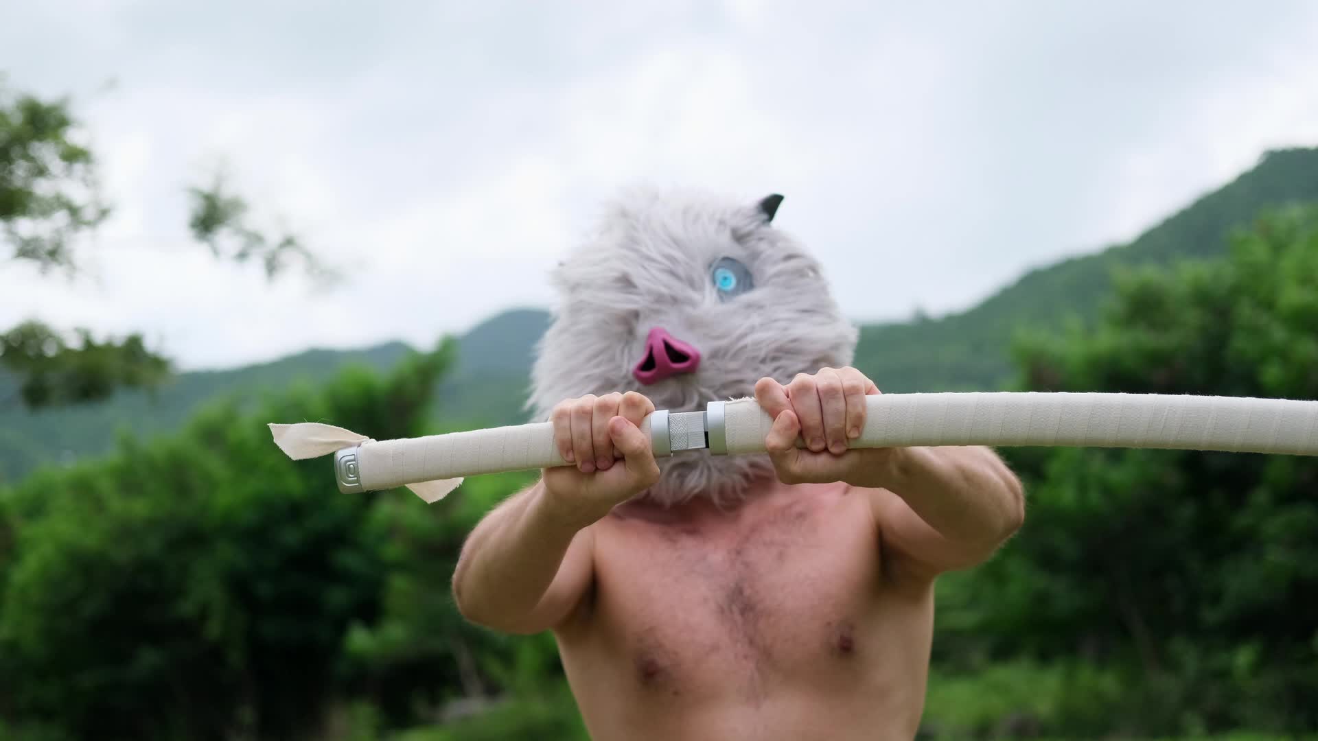 Bambus Anime Katana Cosplay Schwert, Katana Inspiriert Produktbild-Vorschau 7