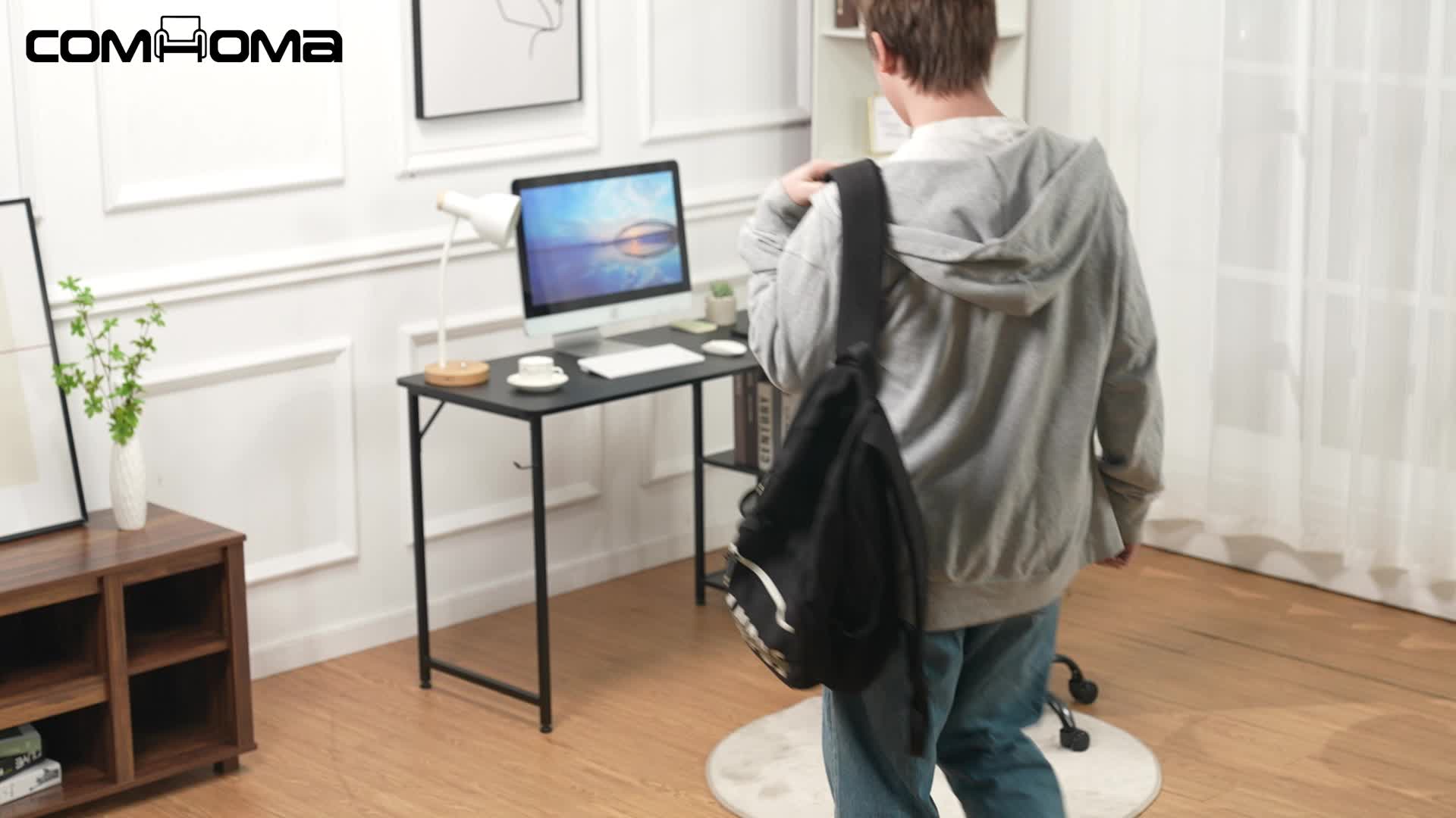 GTPLAYER Eckschreibtisch Schreibtisch Gaming Tisch mit Produktbild-Vorschau 7